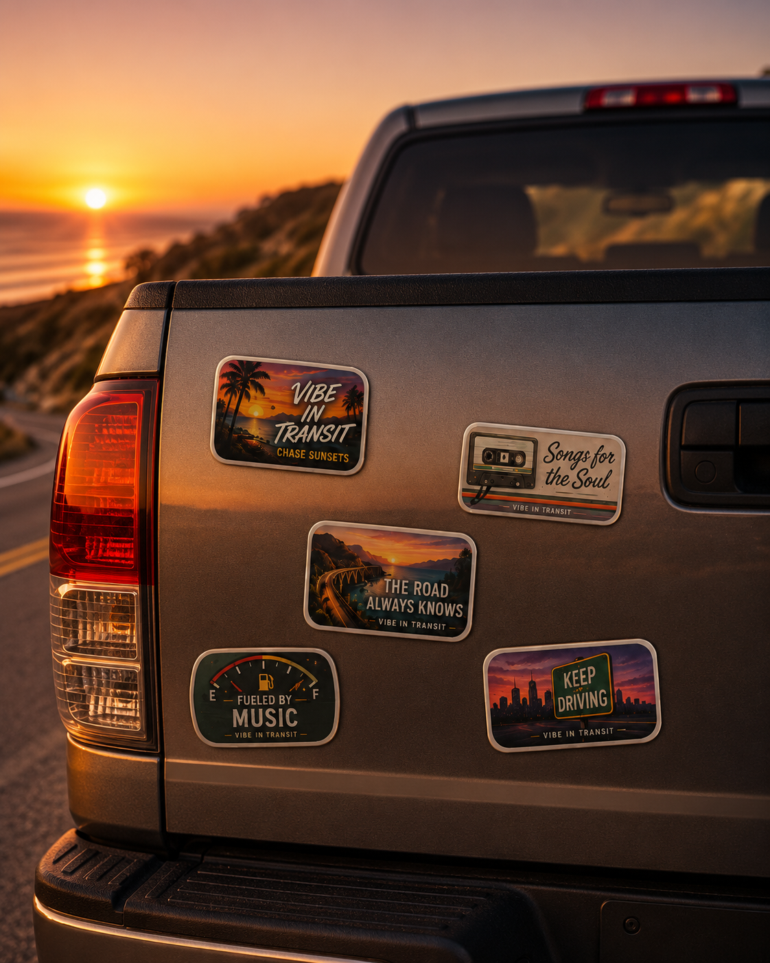 Vibe In Transit Magnets