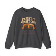 Vibe In Transit | Cassette Sunset Club Sweatshirt | Vibing In Vintage