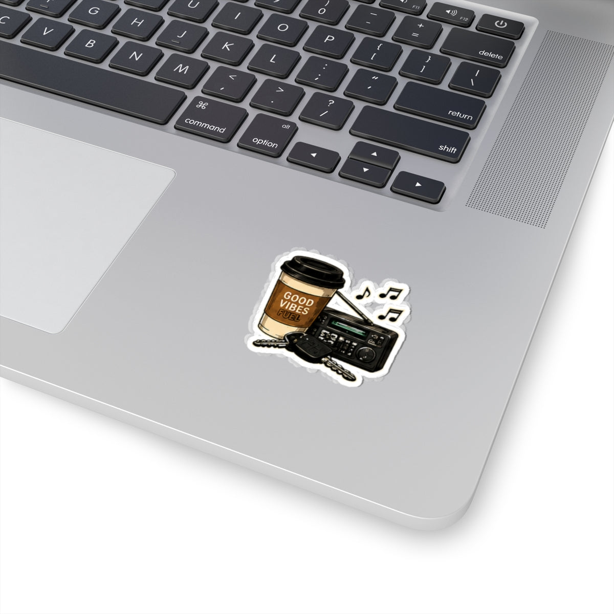 Vibe In Transit | Good Vibes Fuel Sticker | Coffee Commute Music Sticker