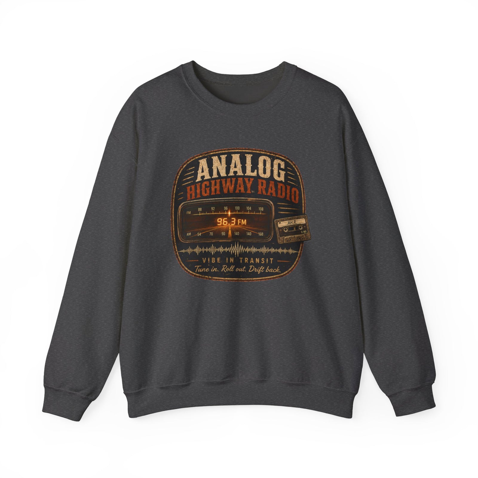 Vibe In Transit | Analog Highway Radio Sweatshirt | Vibing In Vintage