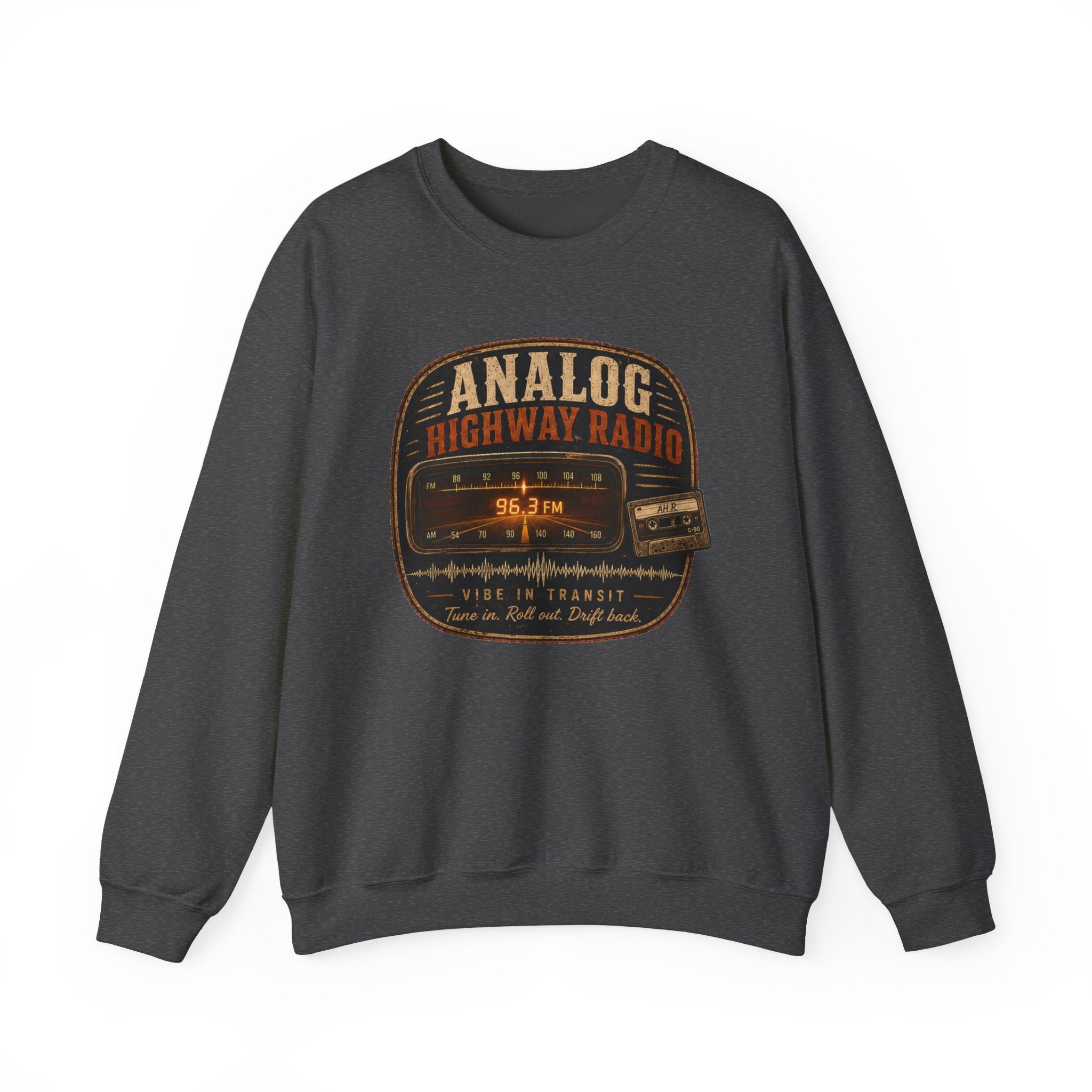 Vibe In Transit | Analog Highway Radio Sweatshirt | Vibing In Vintage