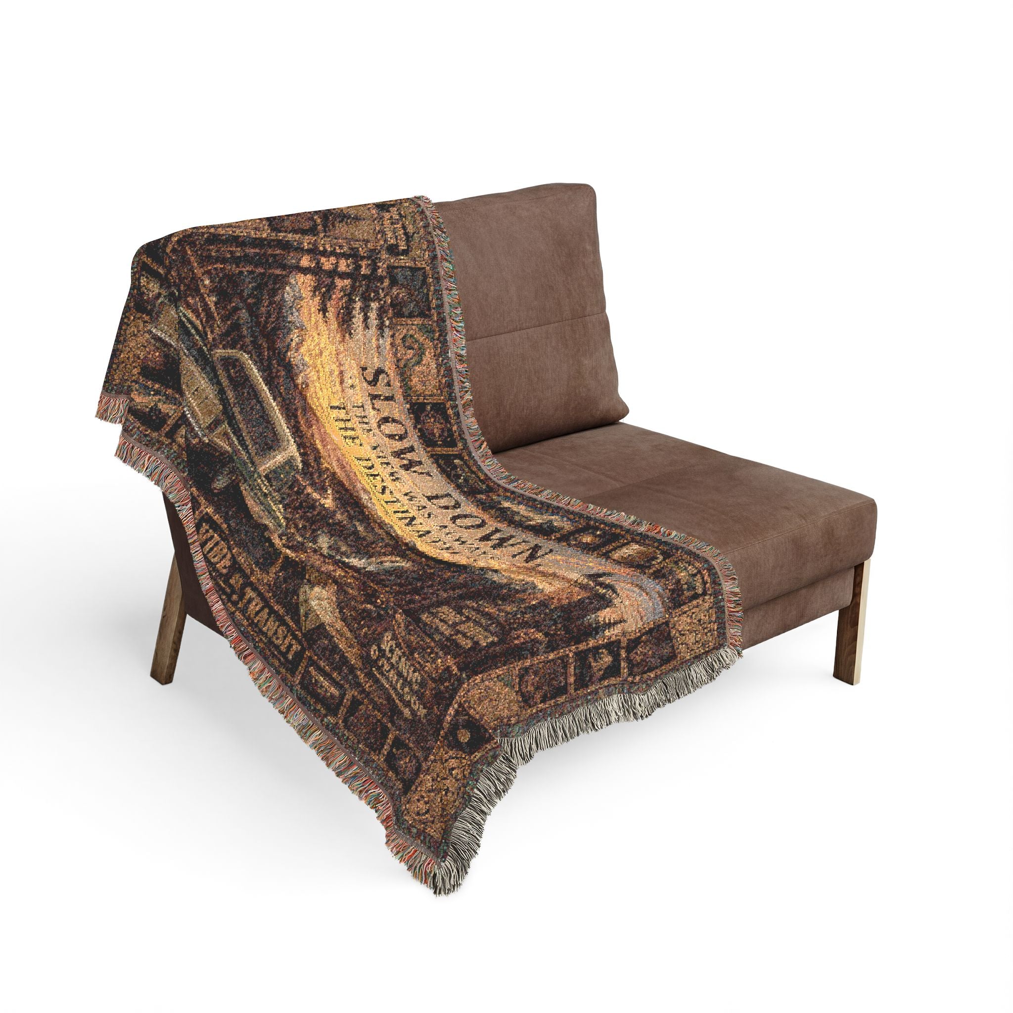 The Scenic Overlook™ | Premium Woven Blanket | Vintage National Park Tapestry | 52" × 37" | Vibe In Transit