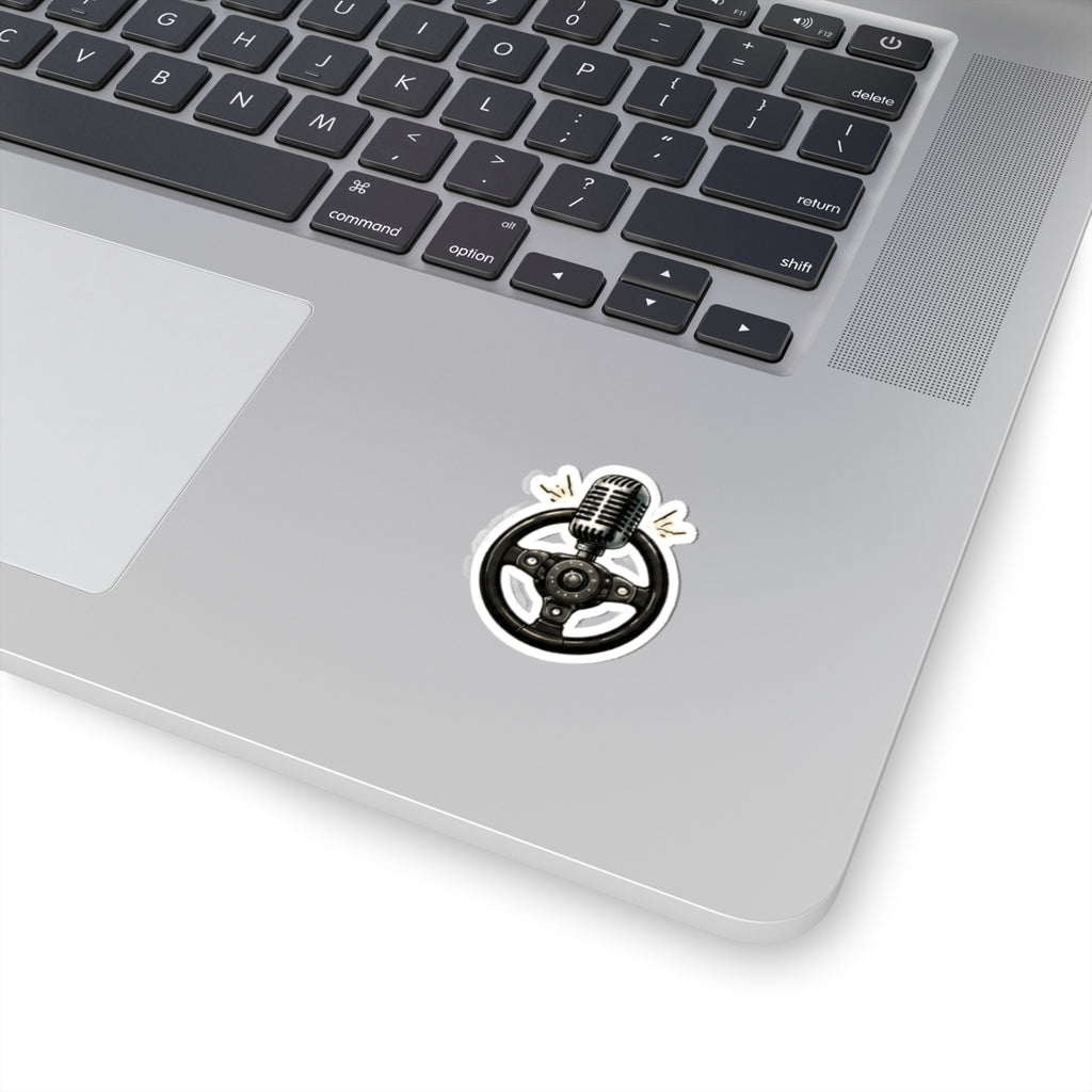 Vibe In Transit | Steering Wheel Microphone Sticker | Car Singer Vinyl Sticker