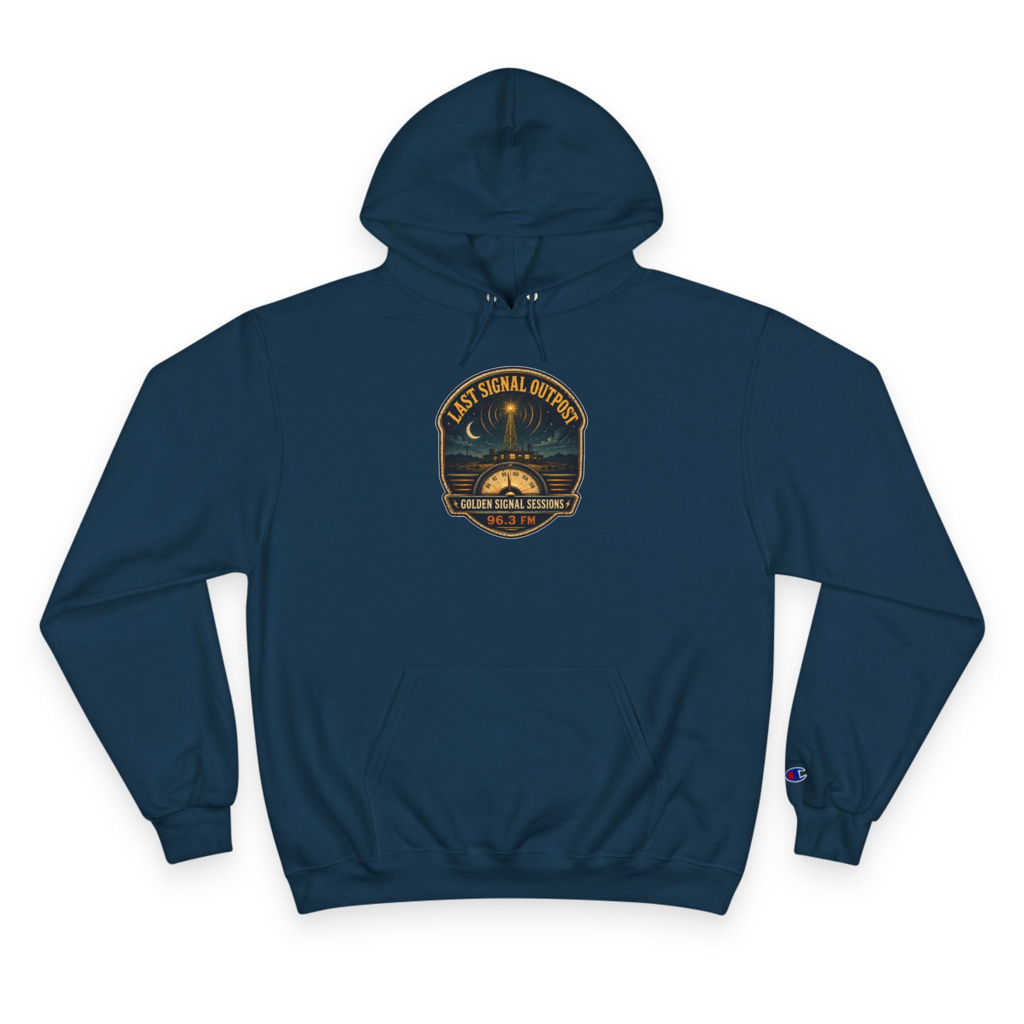 Vibe In Transit | Last Signal Outpost | Golden Signal Sessions Hoodie