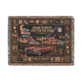 Desert Moon Motel™ | Premium Woven Blanket | Vintage Neon Highway Tapestry | 80" × 60" | Vibe In Transit