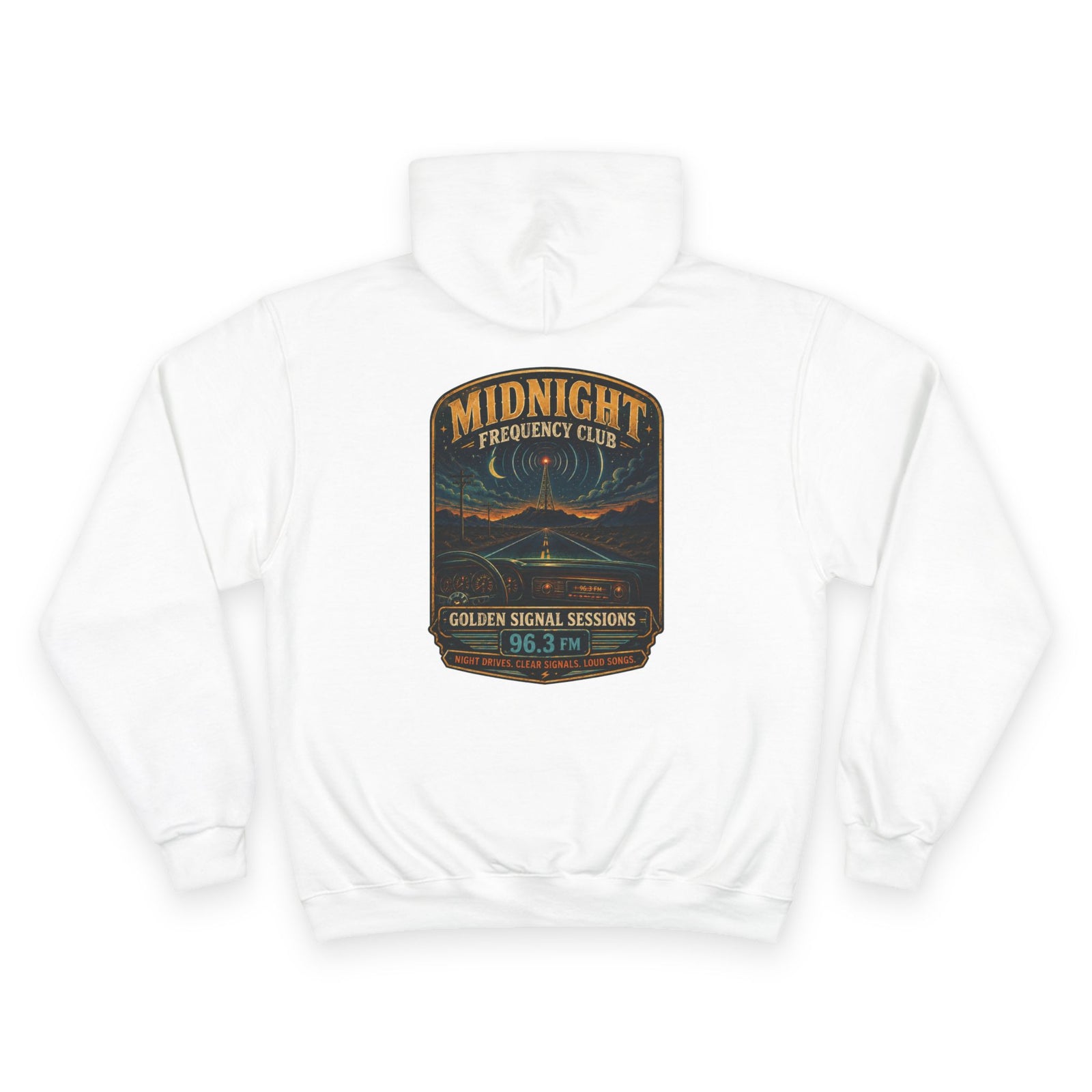 Vibe In Transit | Midnight Frequency Club | Golden Signal Sessions Hoodie