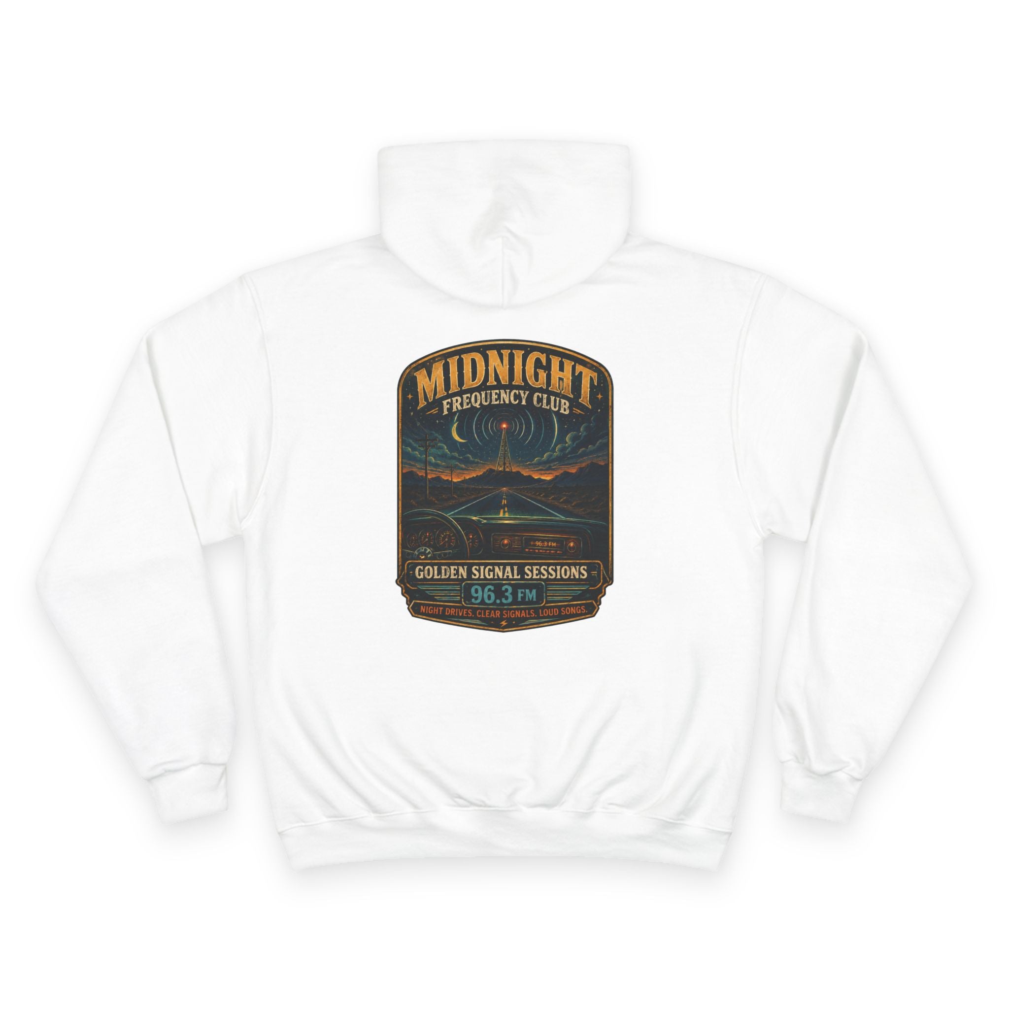 Vibe In Transit | Midnight Frequency Club | Golden Signal Sessions Hoodie