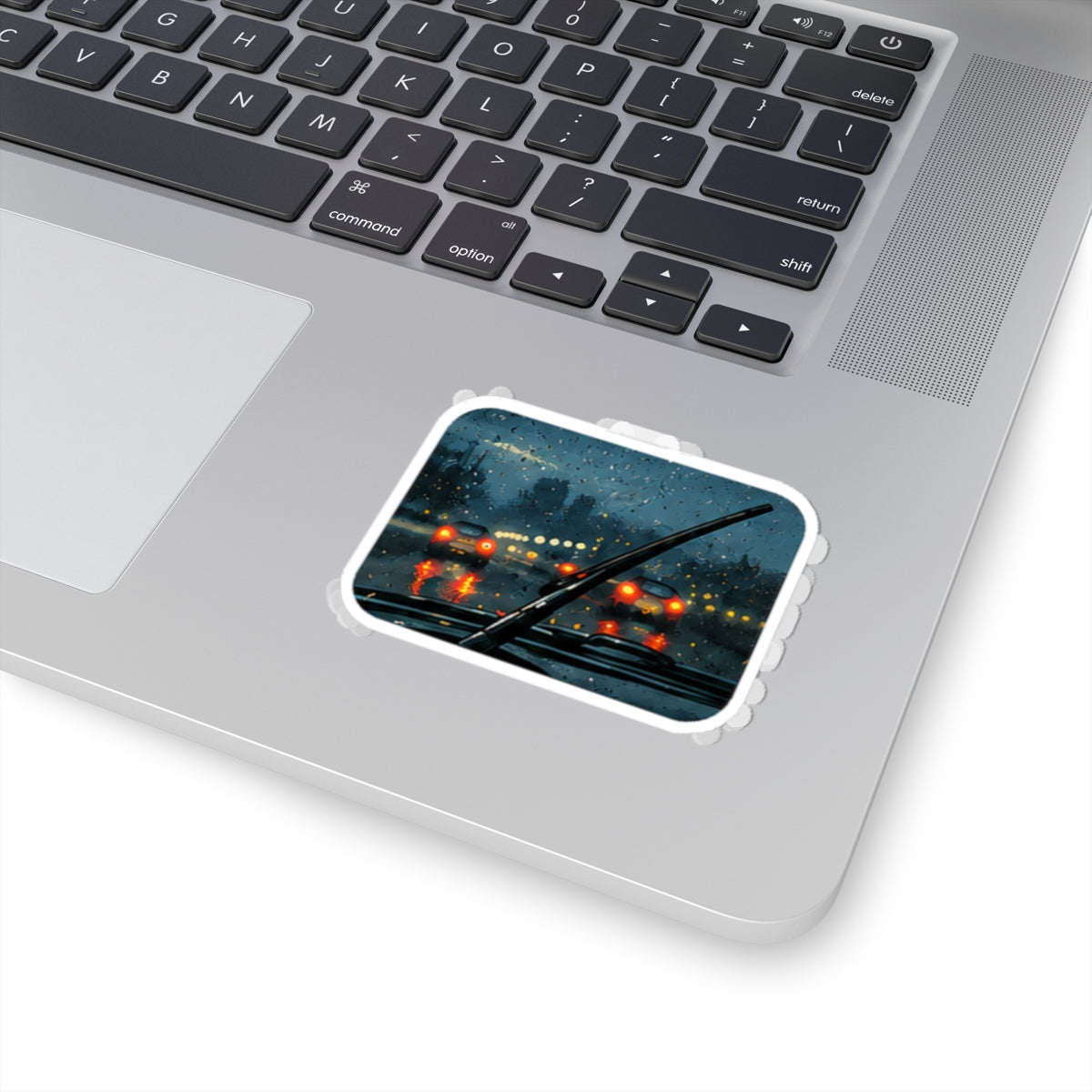 Vibe In Transit | Rainy Drive Radio Sticker | Rainy Day Music Sticker