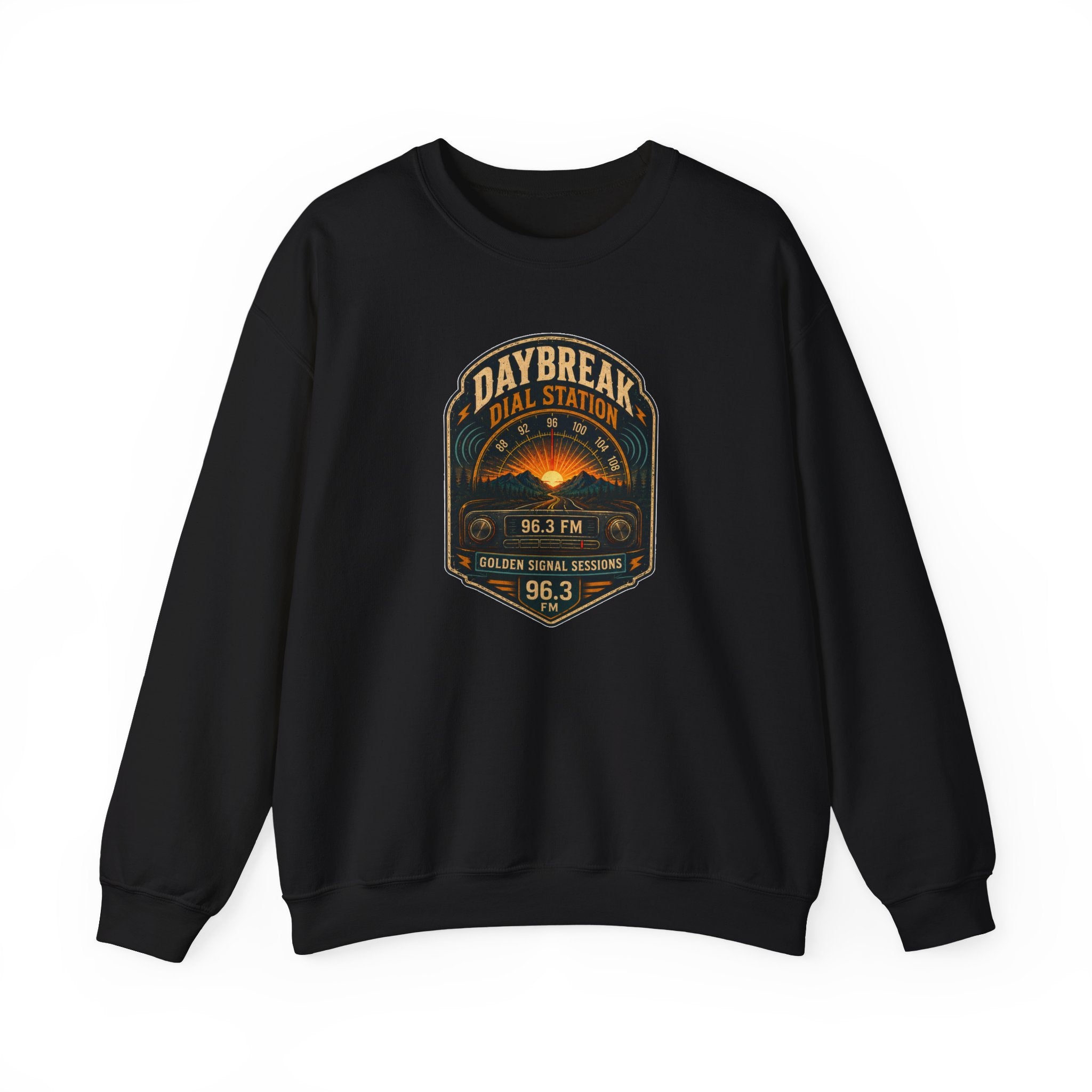 Vibe In Transit | Daybreak Dial Station | Golden Signal Sessions Sweatshirt