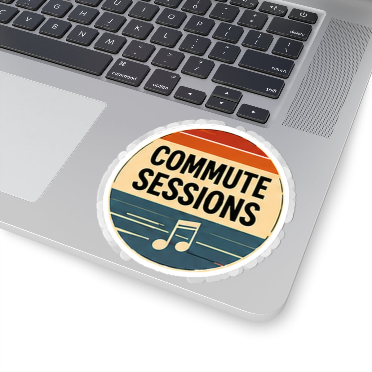 Vibe In Transit® | Commute Sessions Sticker | Music Commute Vinyl Sticker