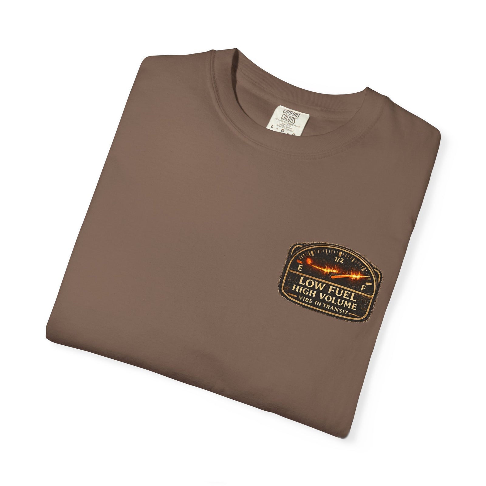Low Fuel High Volume – Vintage Road Trip Music T-Shirt