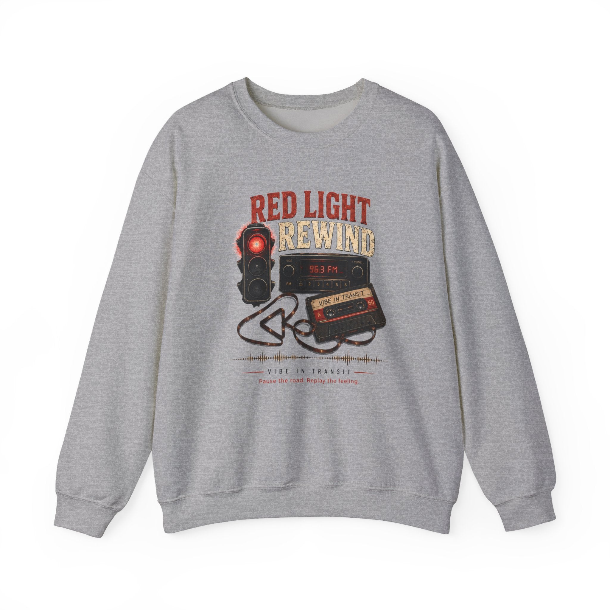 Vibe In Transit | Red Light Rewind Sweatshirt | Commute Sessions
