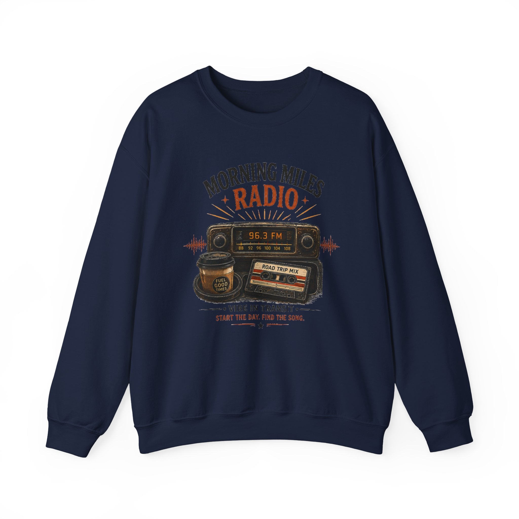 Vibe In Transit | Morning Miles Radio Sweatshirt | Commute Sessions
