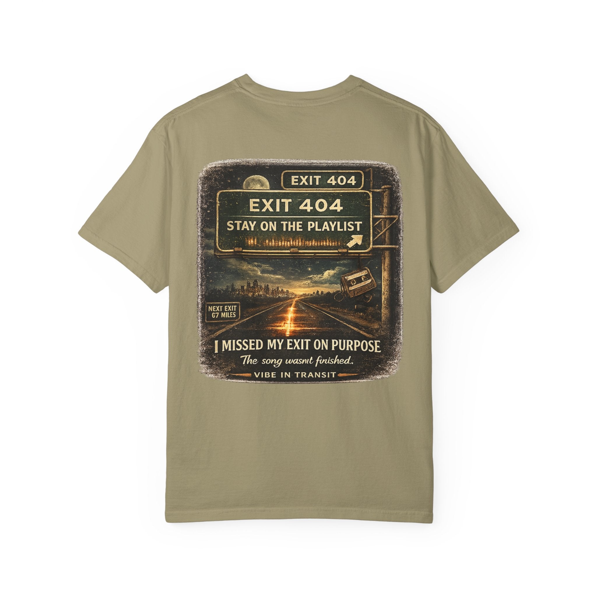 Skipped Exit Club – Vintage Highway Music T-Shirt