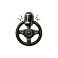 Vibe In Transit | Steering Wheel Microphone Sticker | Car Singer Vinyl Sticker