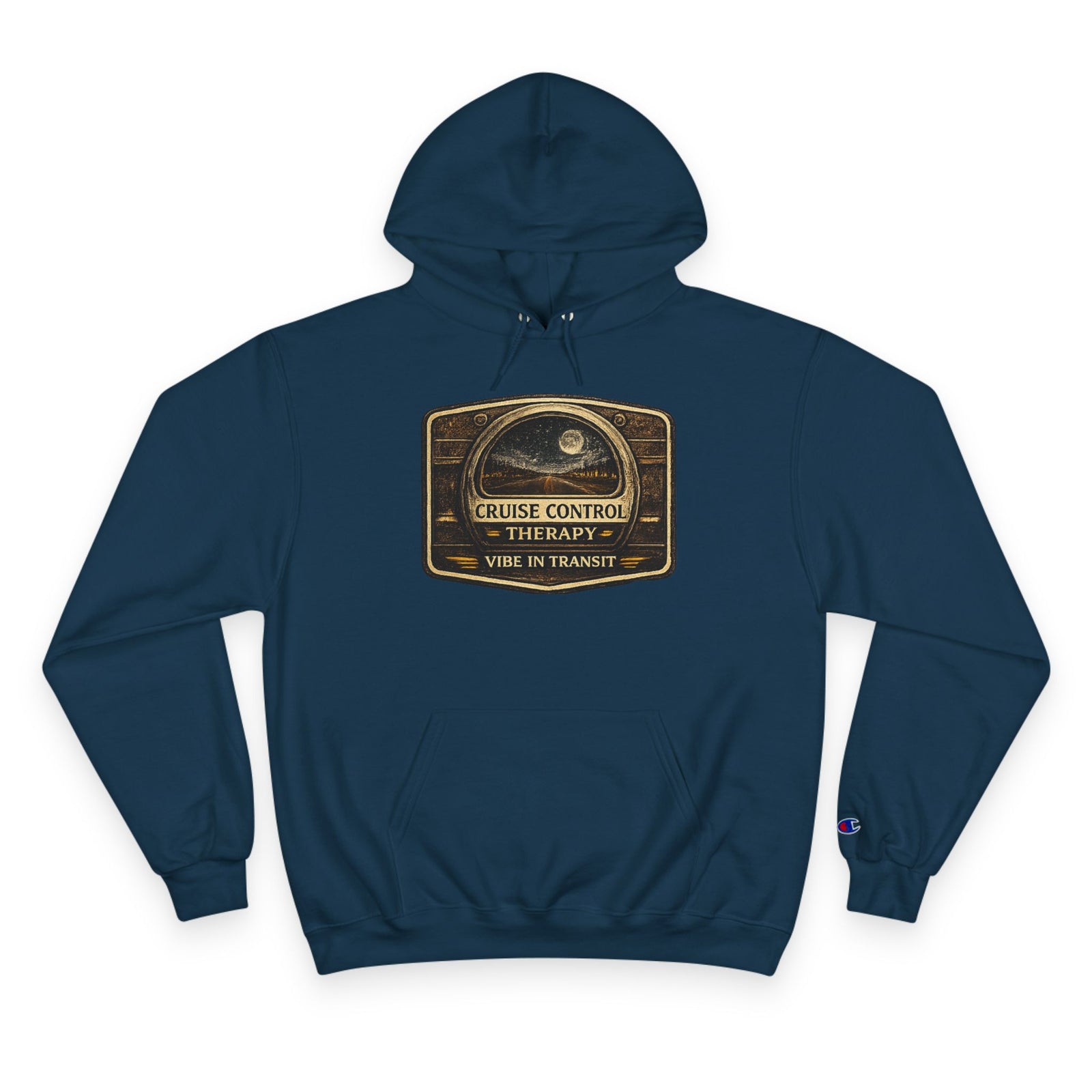 Cruise Control Therapy – Vintage Night Drive Hoodie
