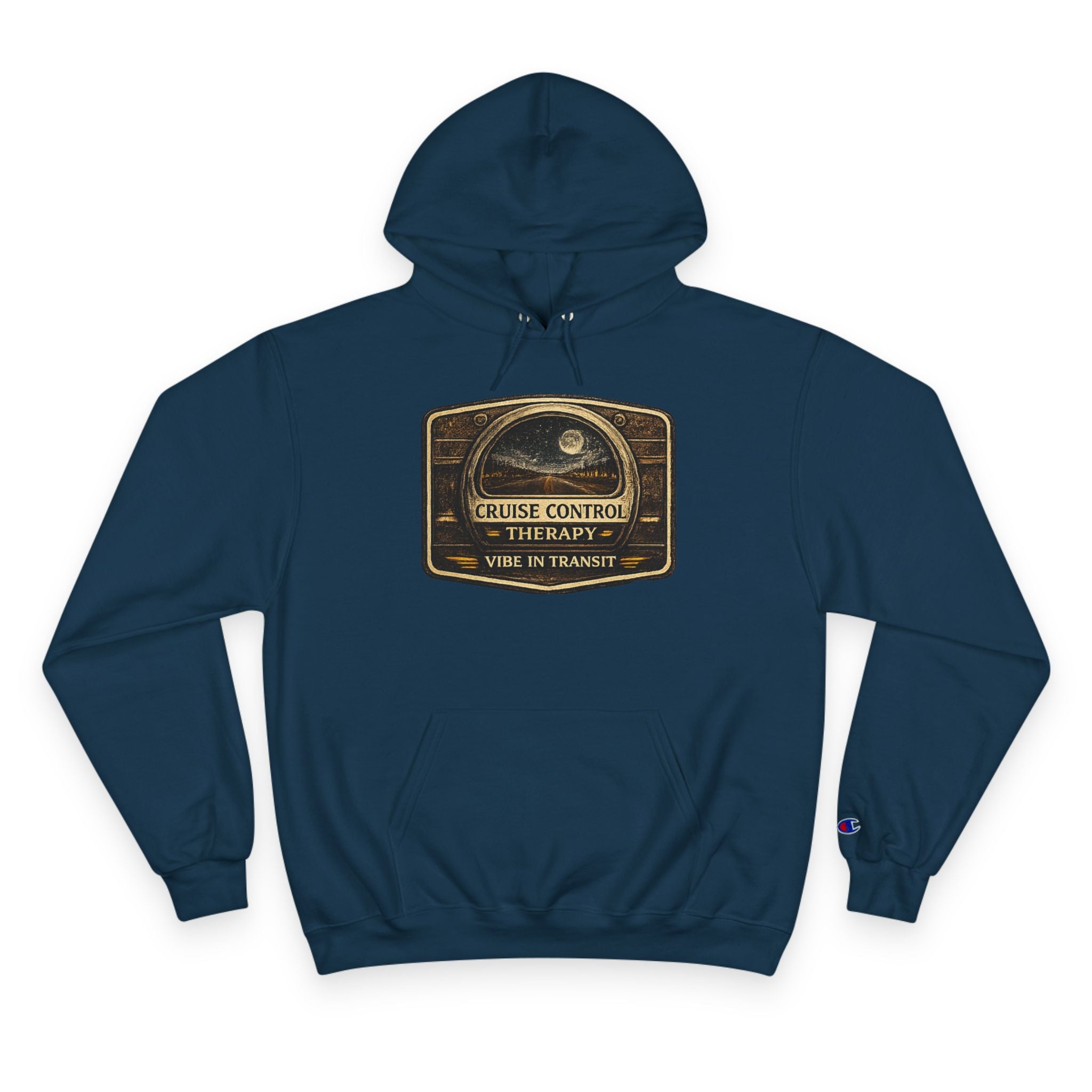 Cruise Control Therapy – Vintage Night Drive Hoodie