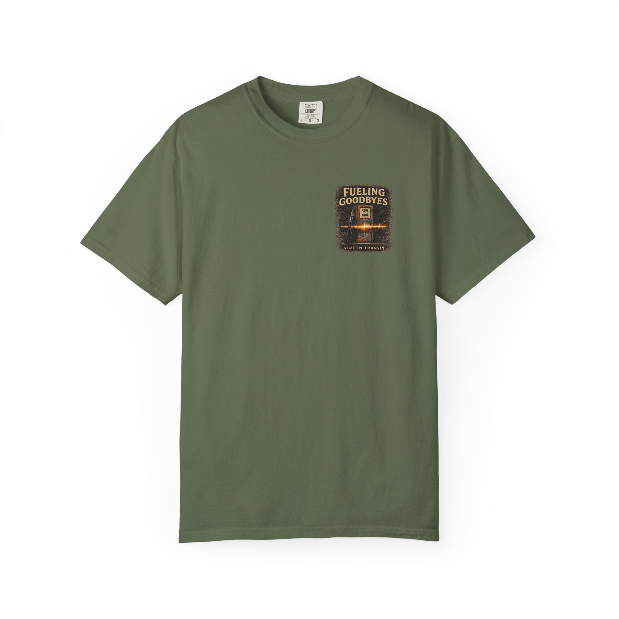 Fueling Goodbyes – Vintage Gas Station Road Trip T-Shirt