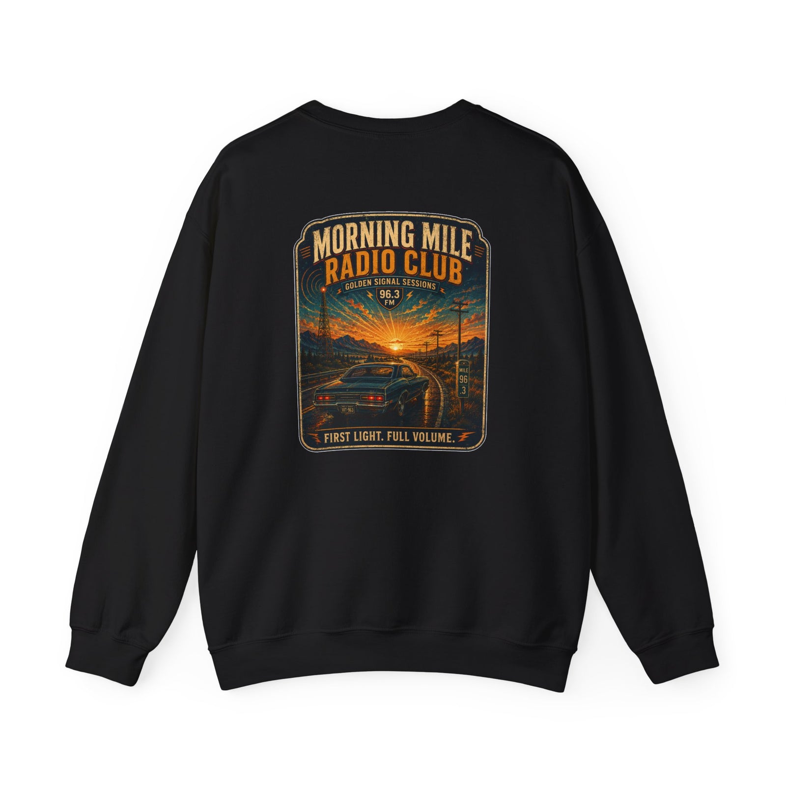 Vibe In Transit | Morning Mile Radio Club | Golden Signal Sessions Sweatshirt