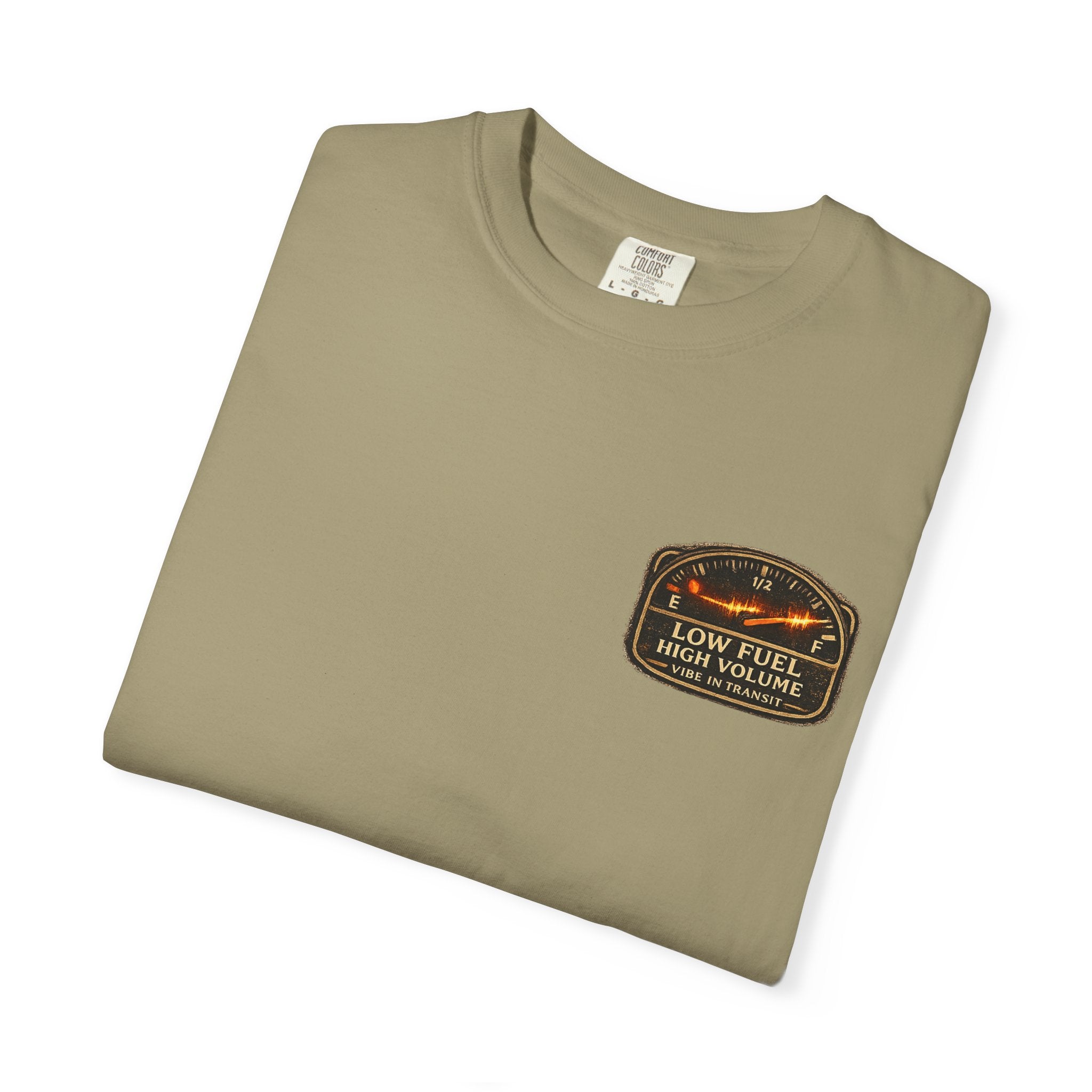 Low Fuel High Volume – Vintage Road Trip Music T-Shirt