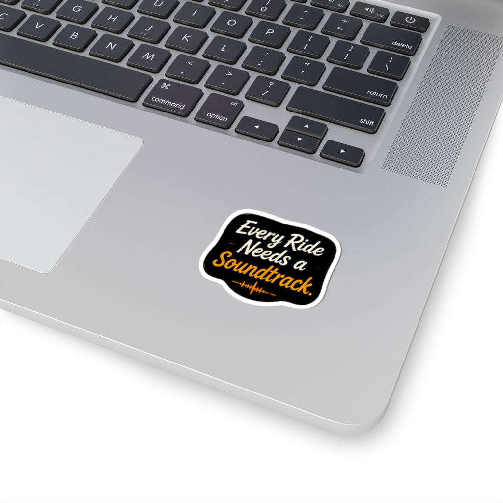 Vibe In Transit | Every Ride Needs a Soundtrack Sticker | Music Lover Vinyl Sticker
