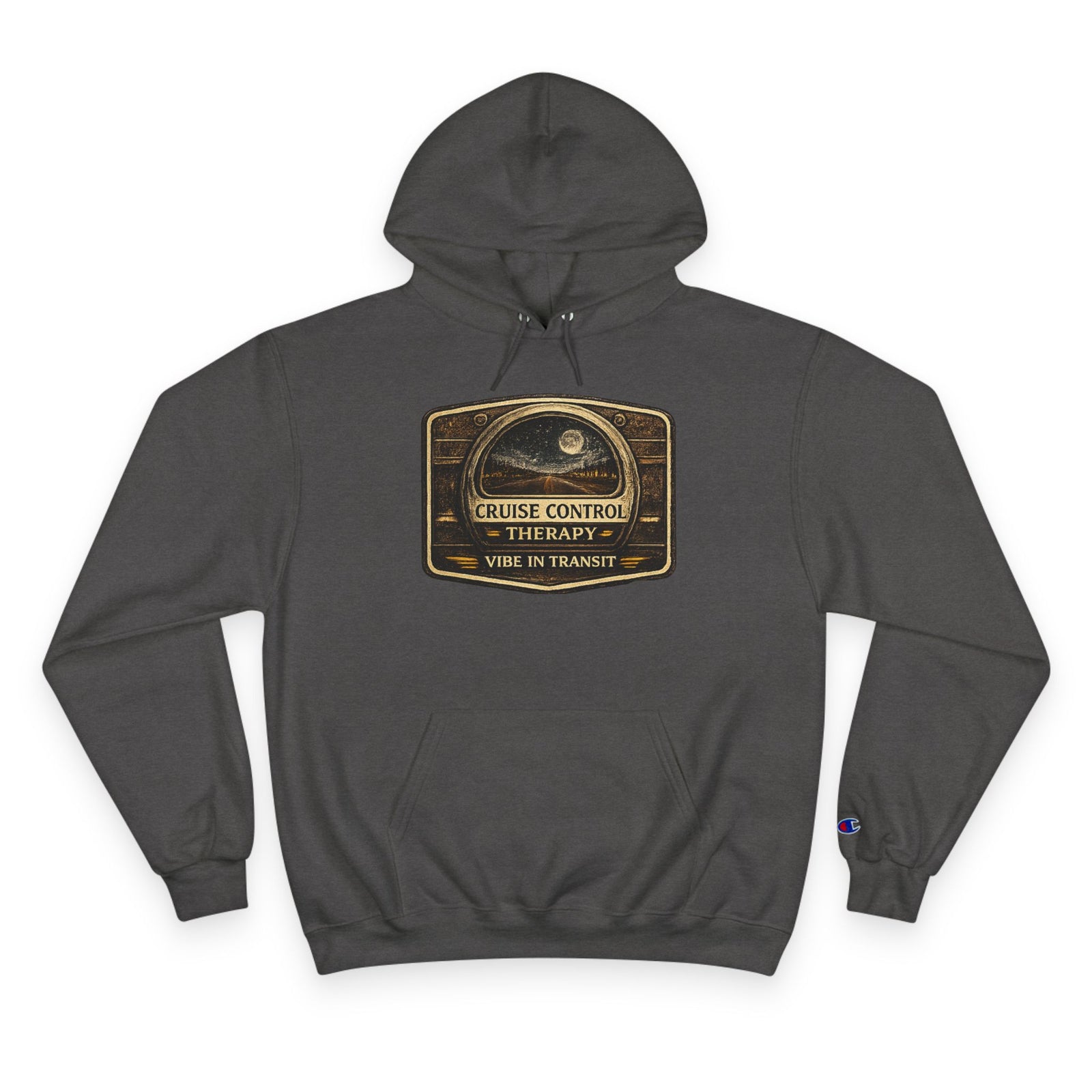 Cruise Control Therapy – Vintage Night Drive Hoodie