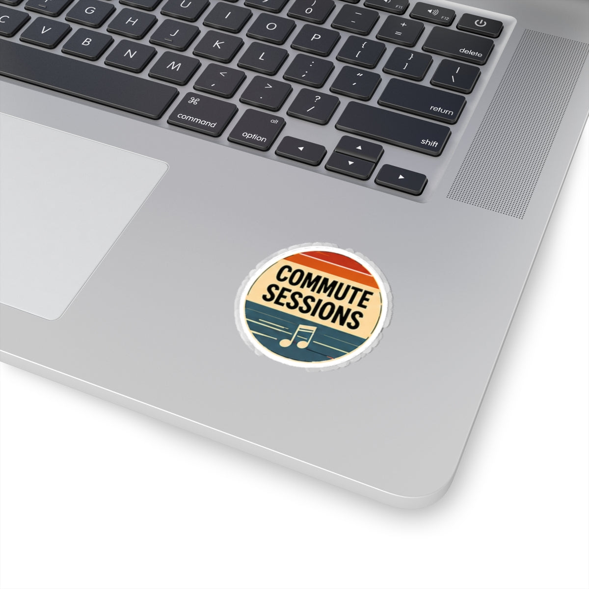 Vibe In Transit® | Commute Sessions Sticker | Music Commute Vinyl Sticker