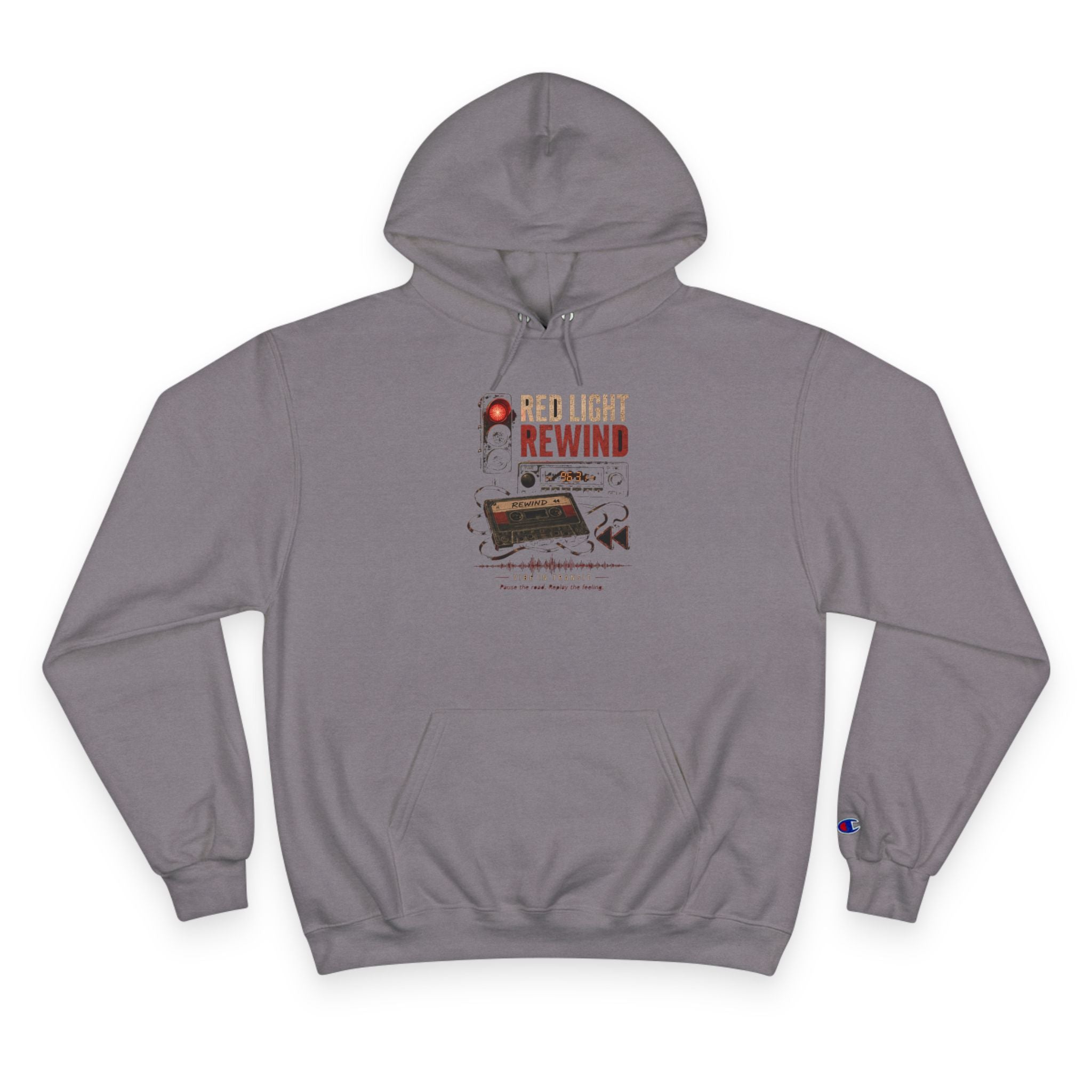 Vibe In Transit | Red Light Rewind Hoodie | Commute Sessions