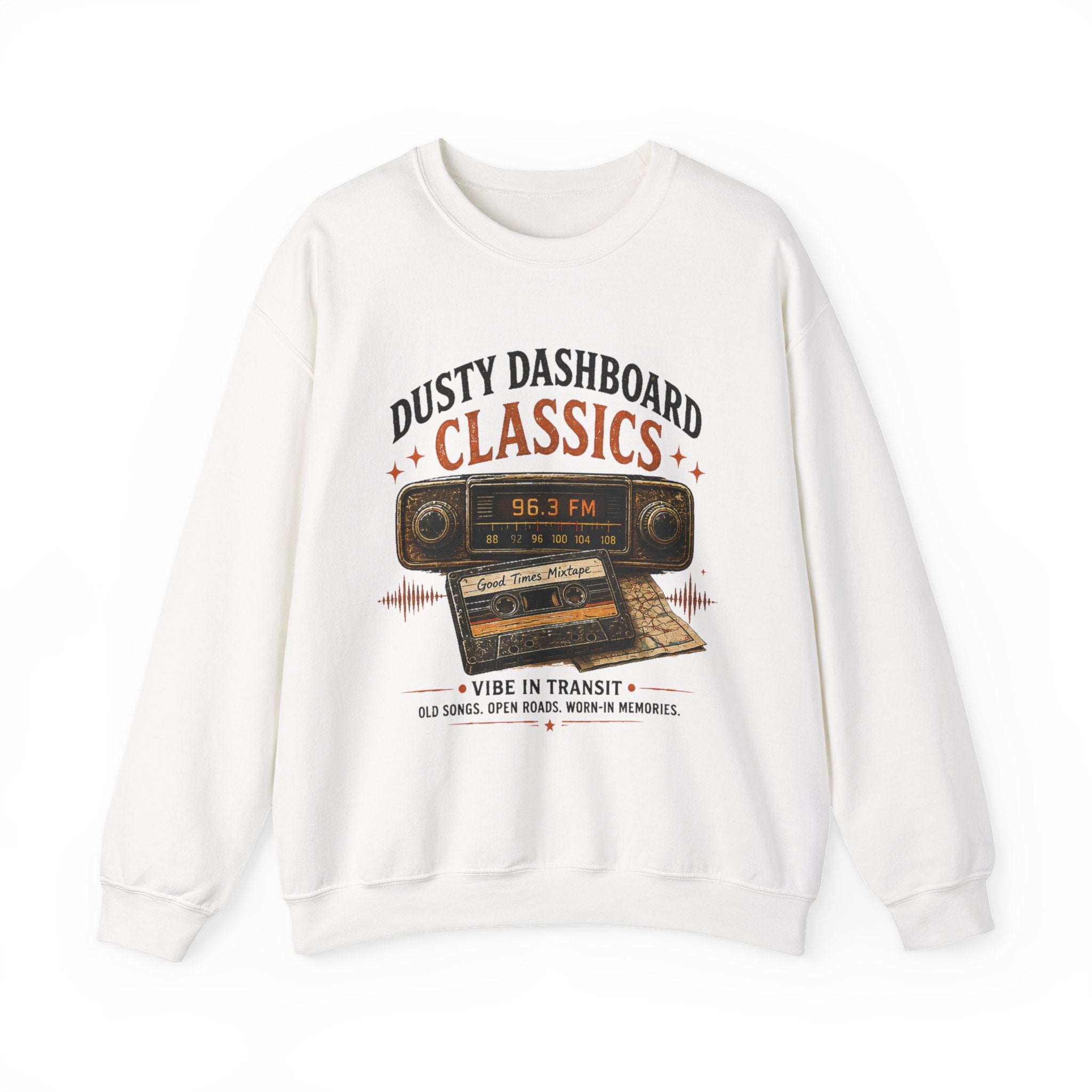 Vibe In Transit | Dusty Dashboard Classics Sweatshirt | Vibing In Vintage