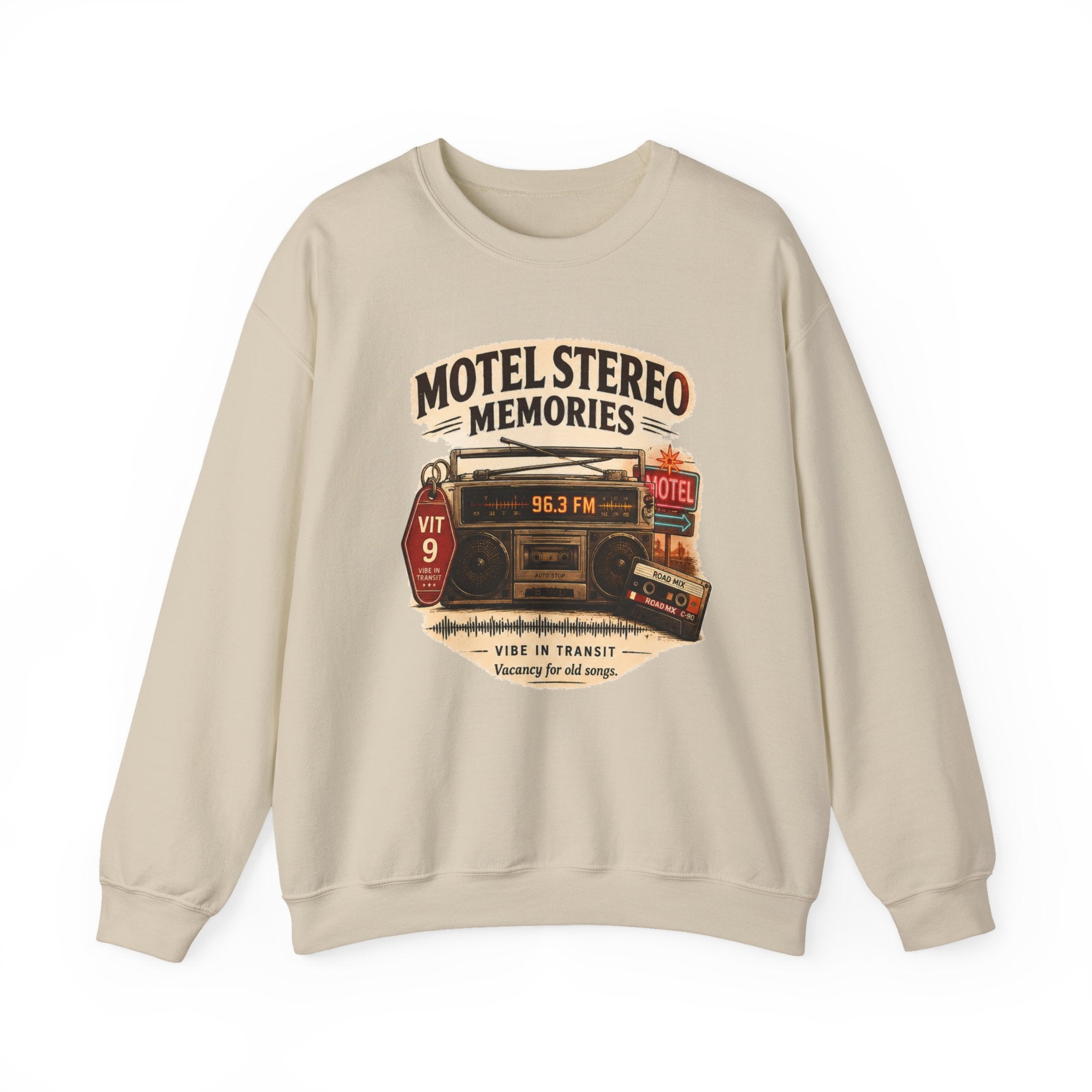 Vibe In Transit | Motel Stereo Memories Sweatshirt | Vibing In Vintage