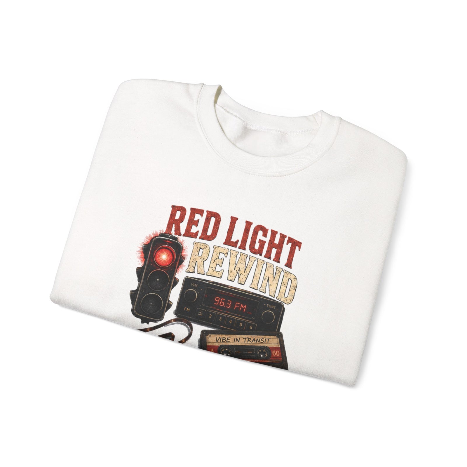 Vibe In Transit | Red Light Rewind Sweatshirt | Commute Sessions