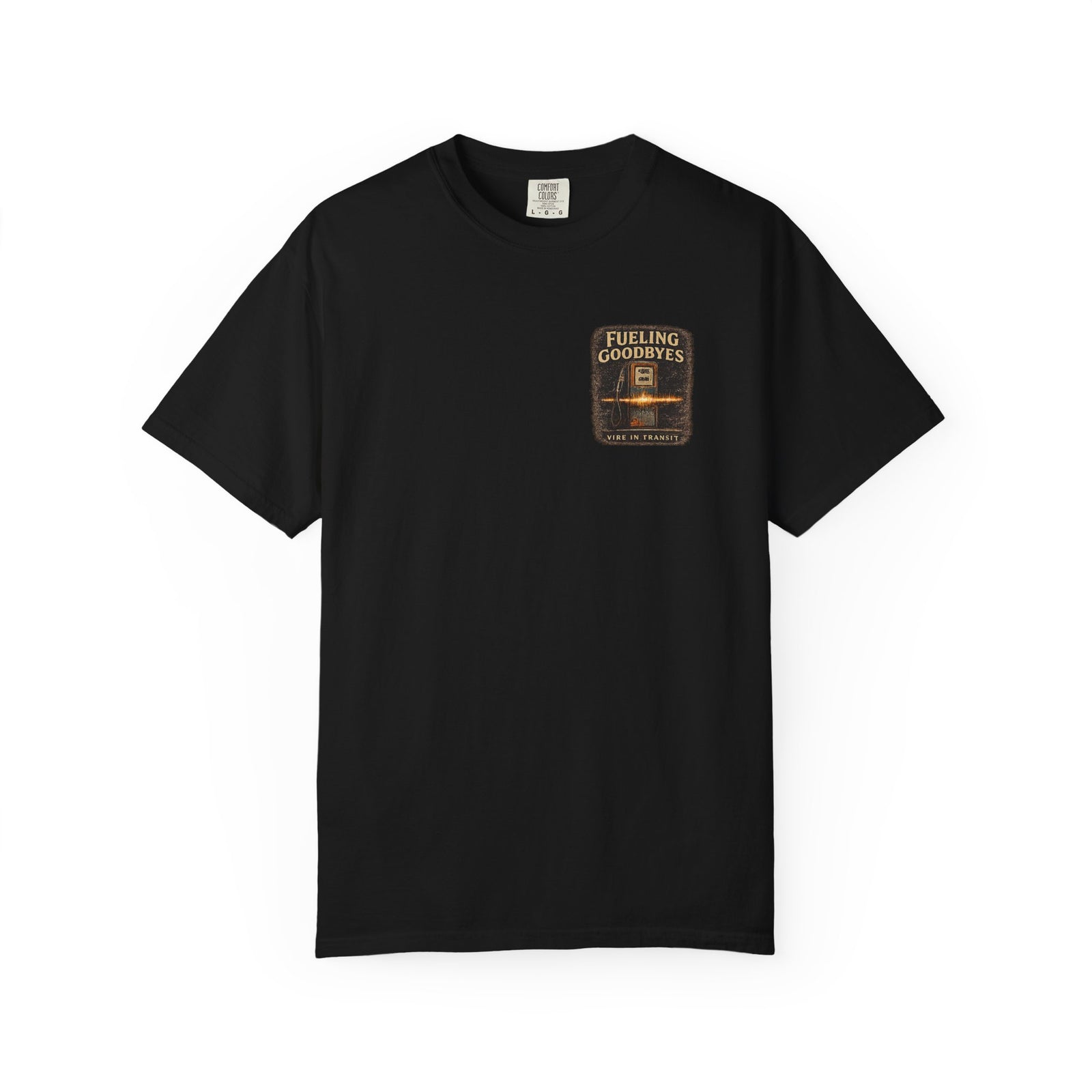 Fueling Goodbyes – Vintage Gas Station Road Trip T-Shirt