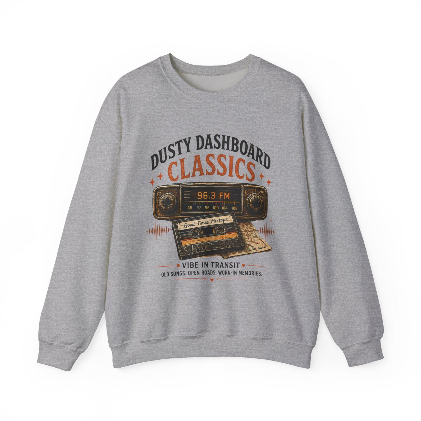 Vibe In Transit | Dusty Dashboard Classics Sweatshirt | Vibing In Vintage