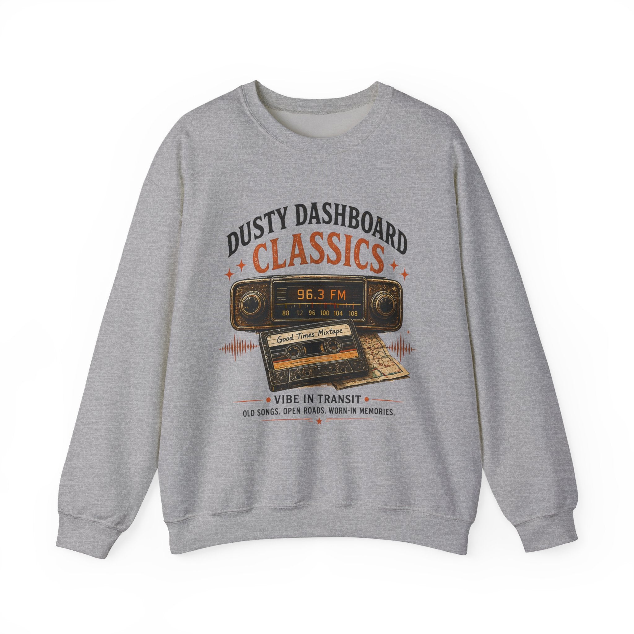 Vibe In Transit | Dusty Dashboard Classics Sweatshirt | Vibing In Vintage