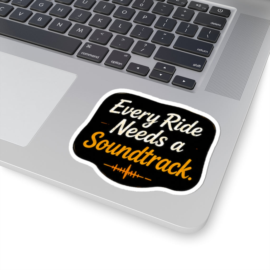 Vibe In Transit | Every Ride Needs a Soundtrack Sticker | Music Lover Vinyl Sticker