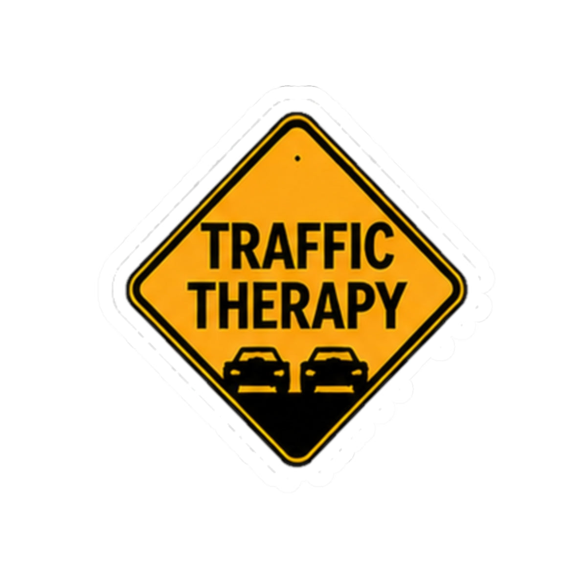 Vibe In Transit | Traffic Therapy Sticker | Commuter Music Sticker