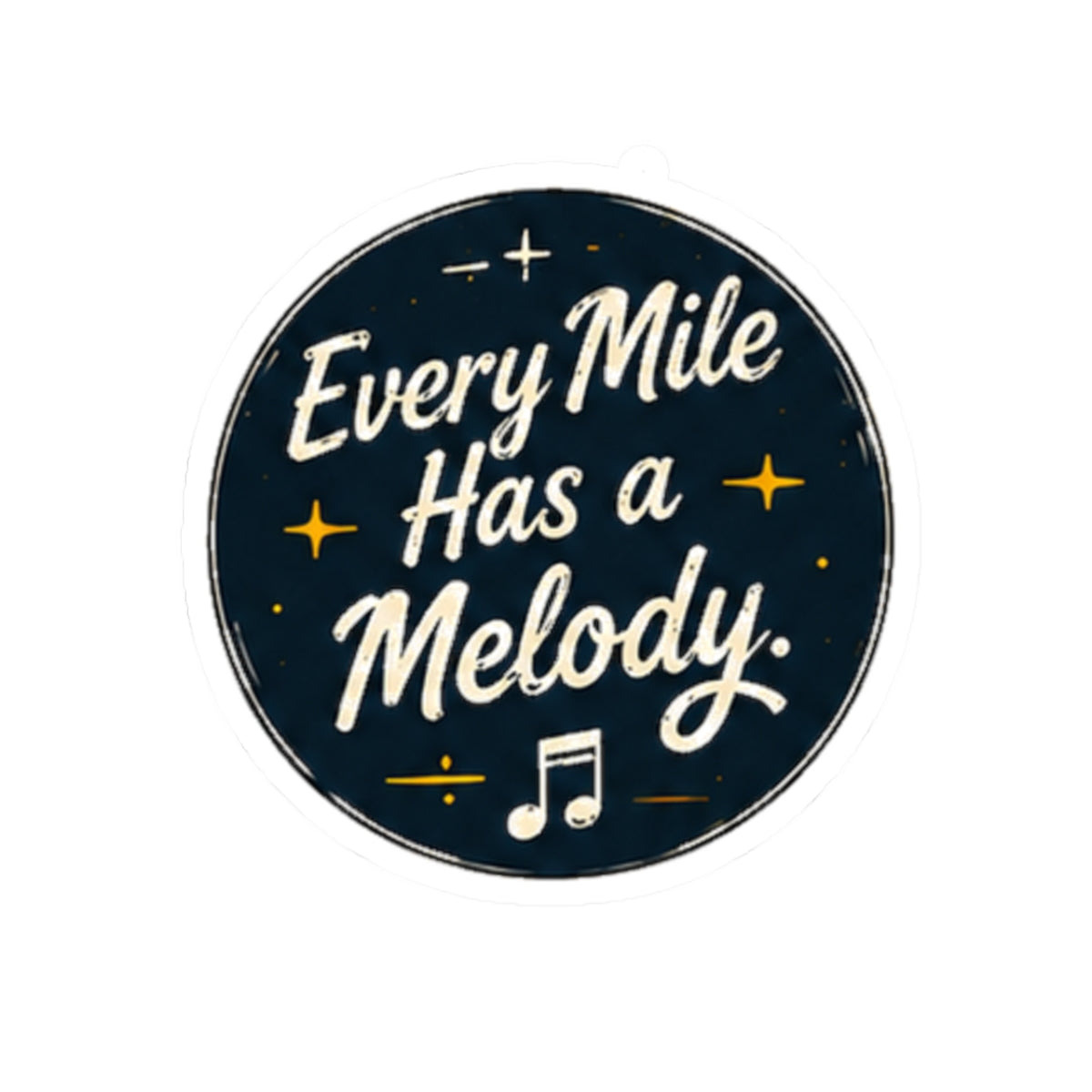 Vibe In Transit | Every Mile Has a Melody Sticker | Music Road Trip Sticker