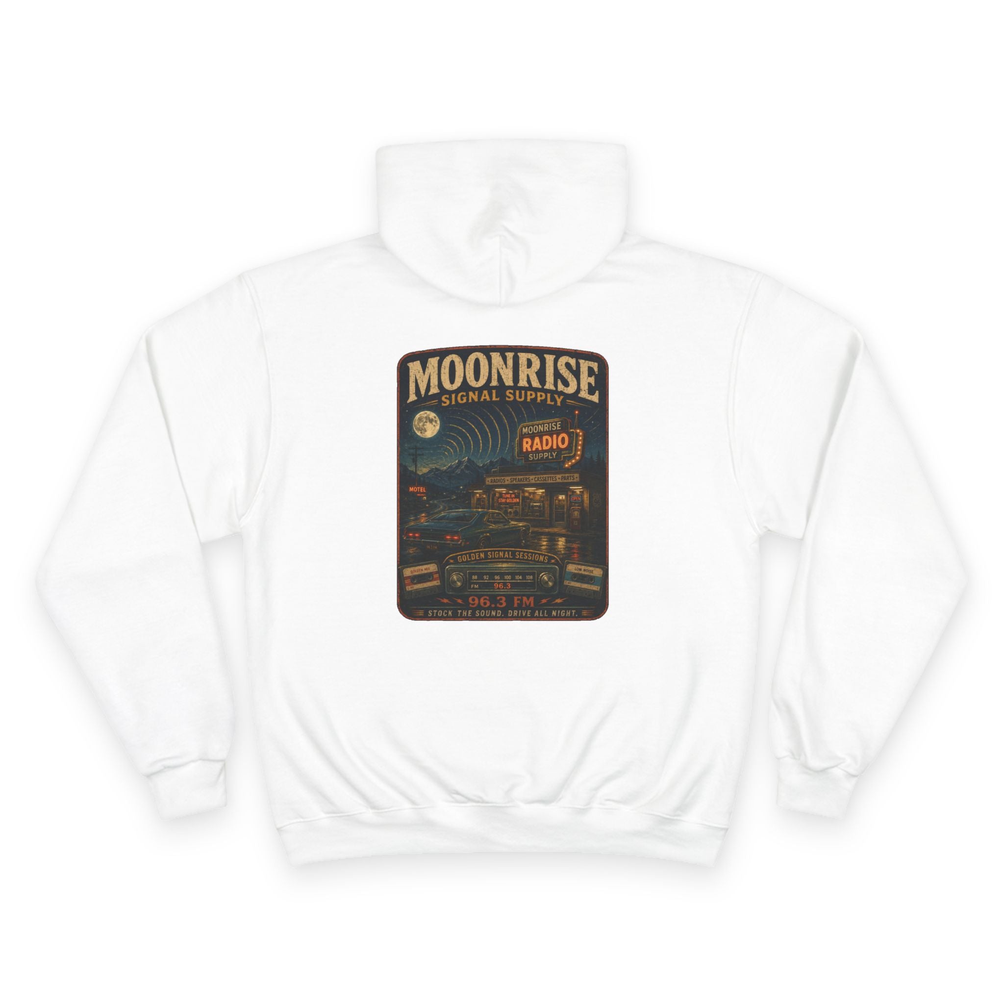Vibe In Transit | Moonrise Signal Supply | Golden Signal Sessions Hoodie