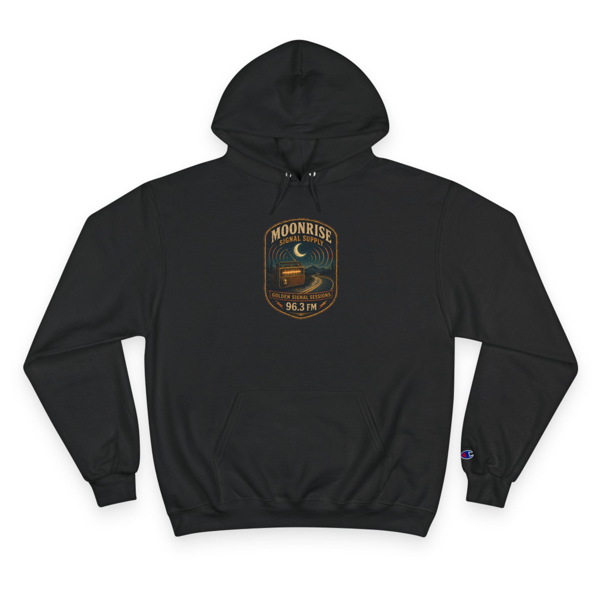Vibe In Transit | Moonrise Signal Supply | Golden Signal Sessions Hoodie
