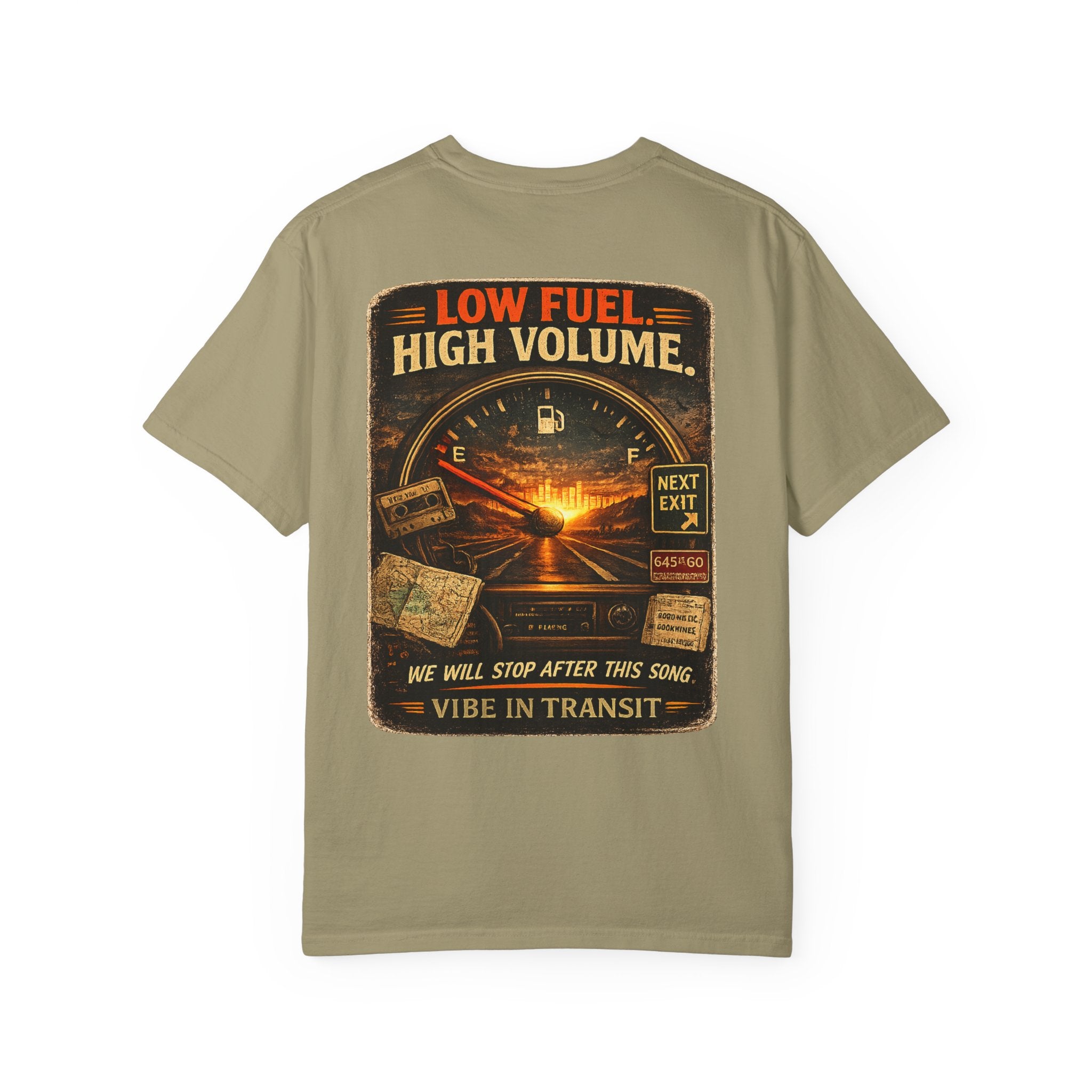 Fuel For The Chorus – Vintage Low Fuel Music T-Shirt
