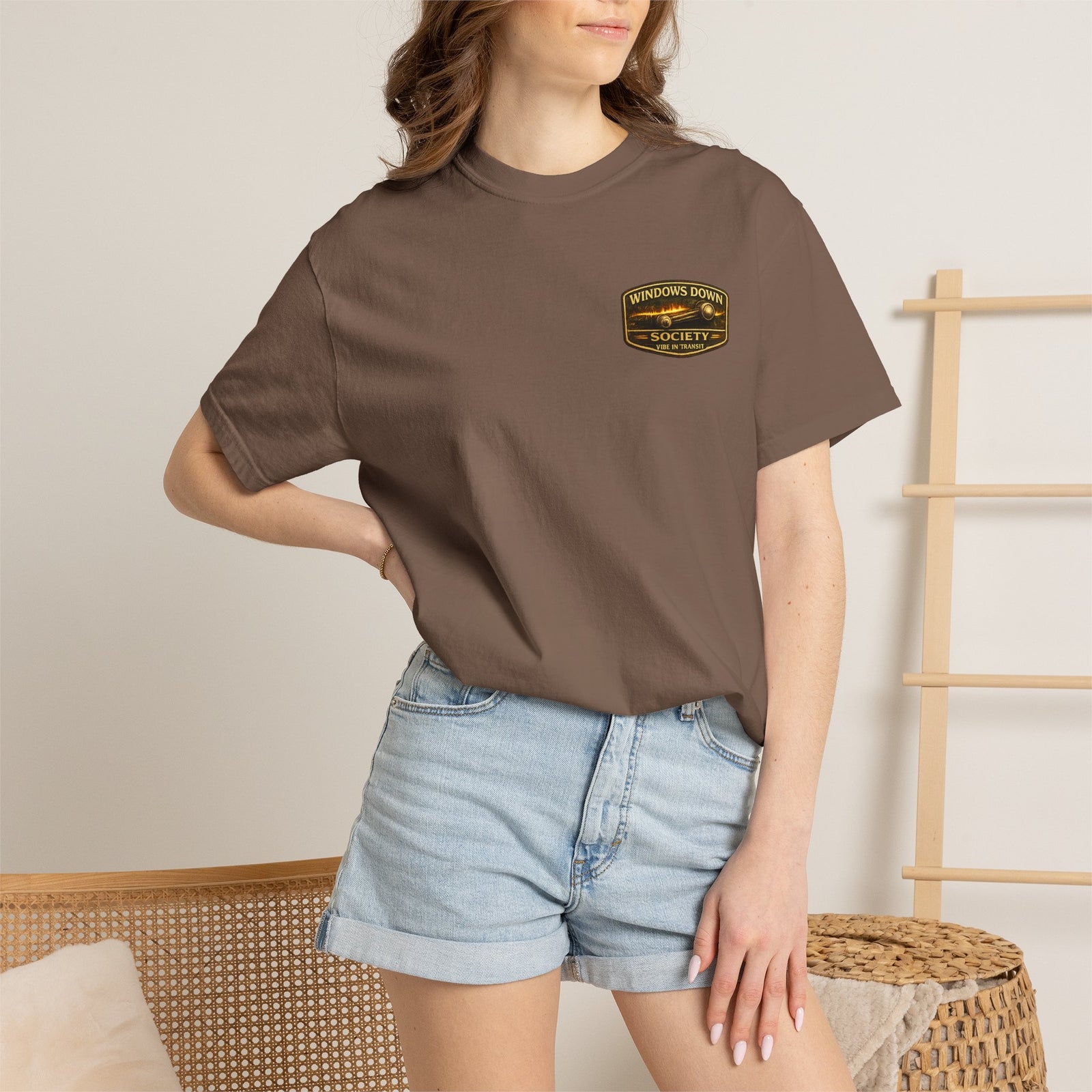 Windows Down Society – Vintage Road Trip Music T-Shirt