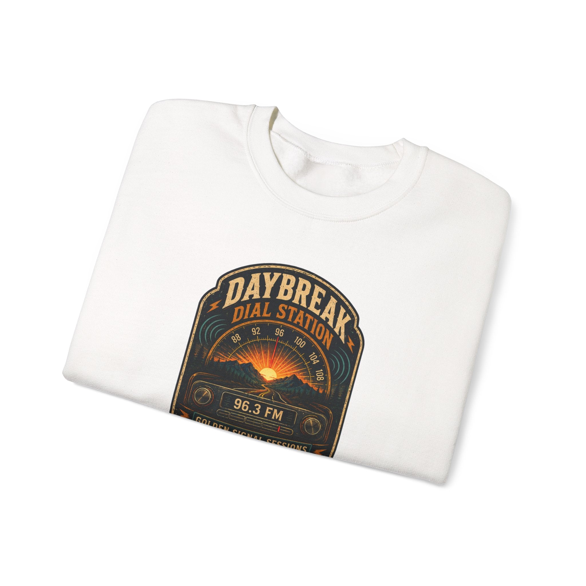 Vibe In Transit | Daybreak Dial Station | Golden Signal Sessions Sweatshirt