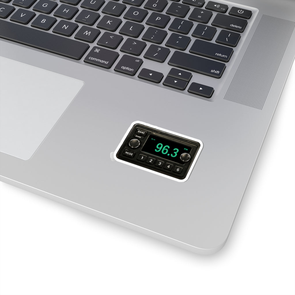Vibe In Transit | 96.3 FM Radio Sticker | Retro Dashboard Music Sticker