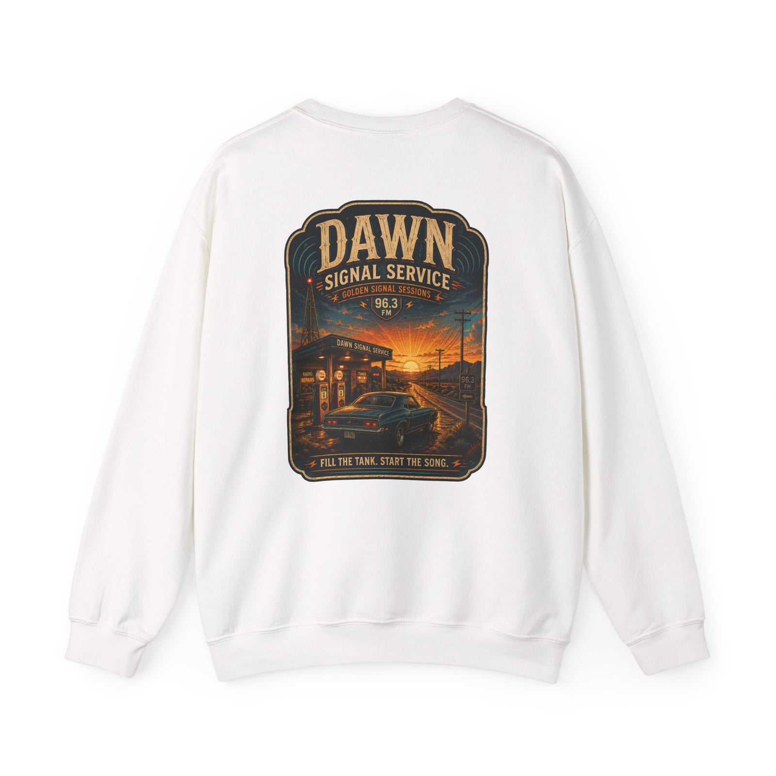 Vibe In Transit | Dawn Signal Service | Golden Signal Sessions Sweatshirt