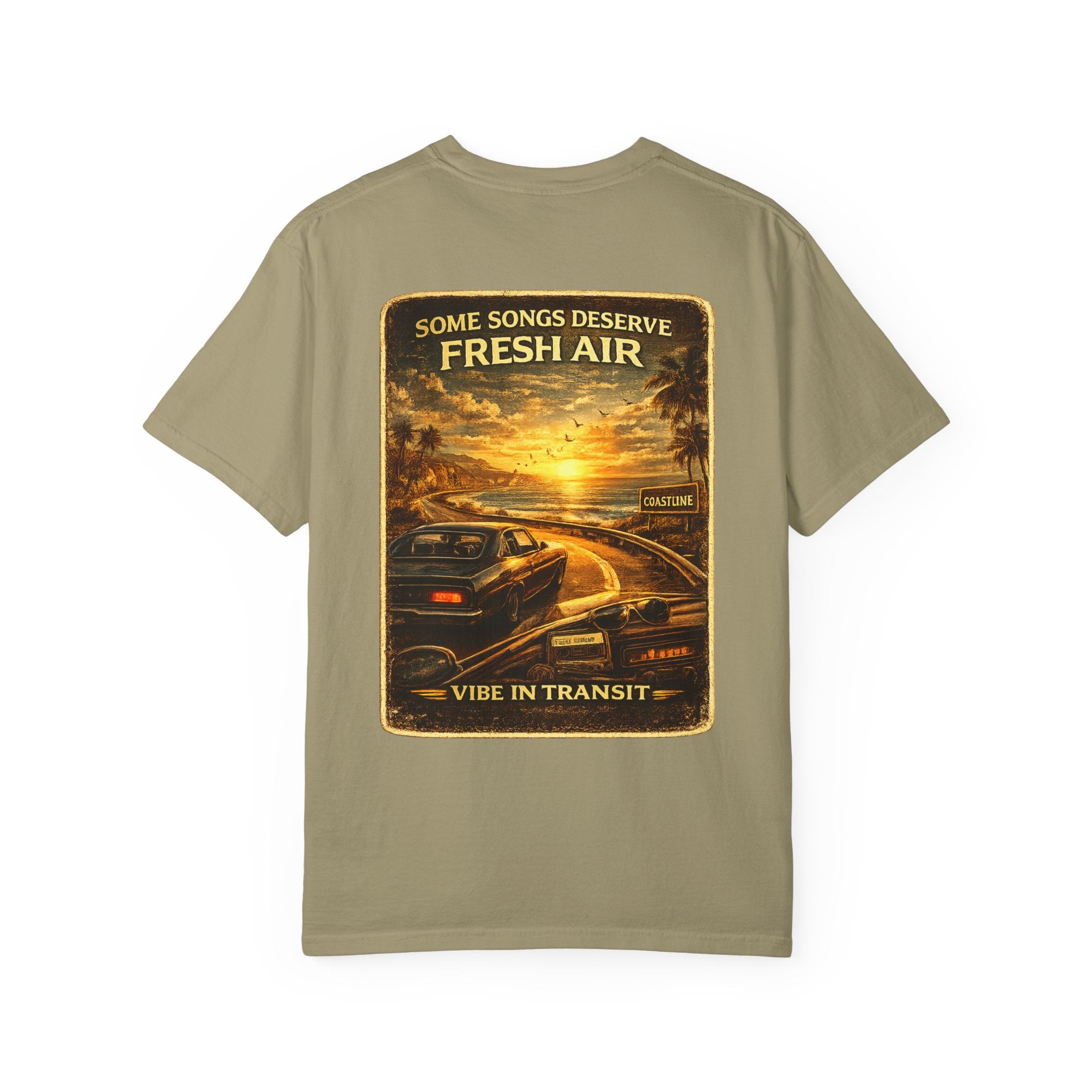 Windows Down Society – Vintage Road Trip Music T-Shirt
