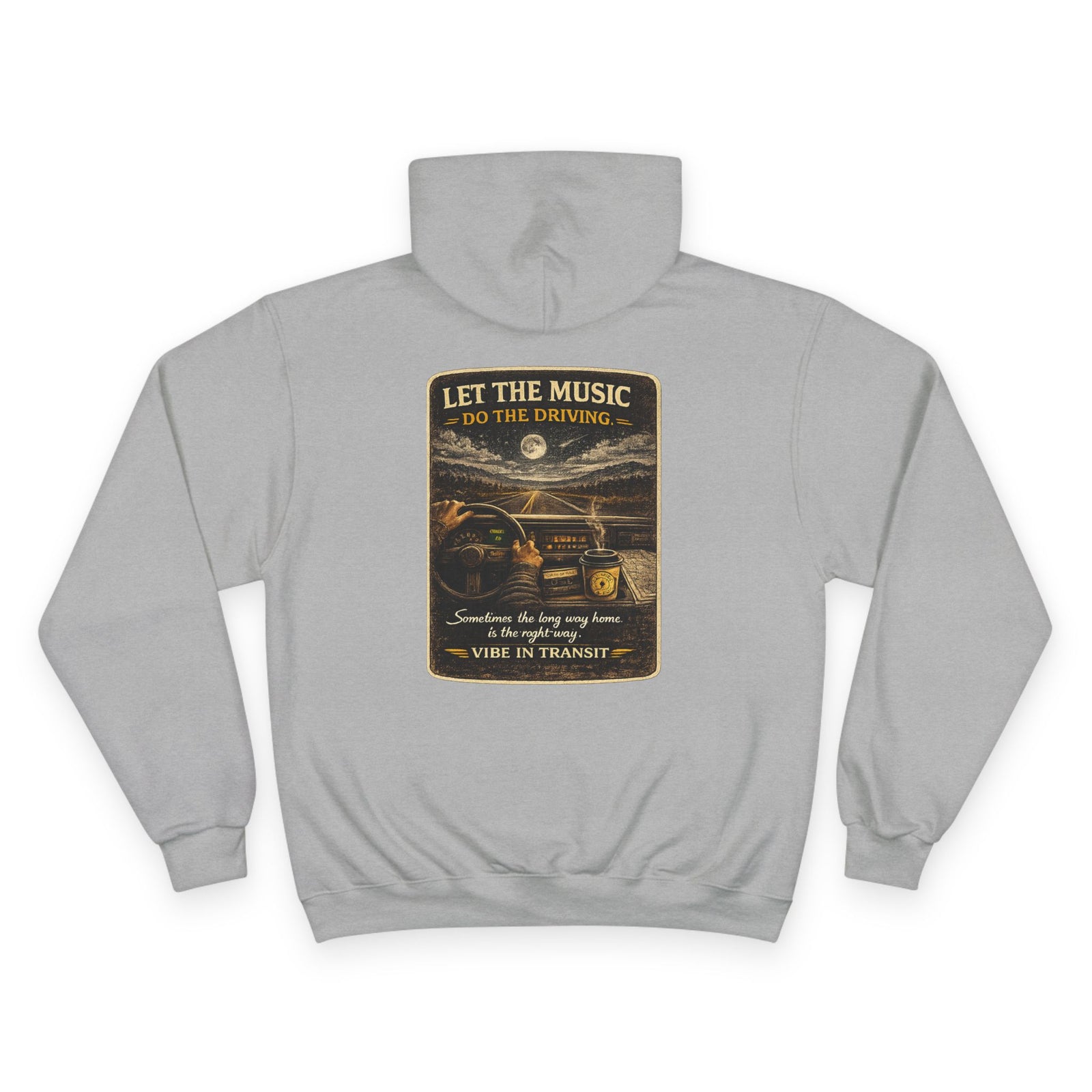 Cruise Control Therapy – Vintage Night Drive Hoodie