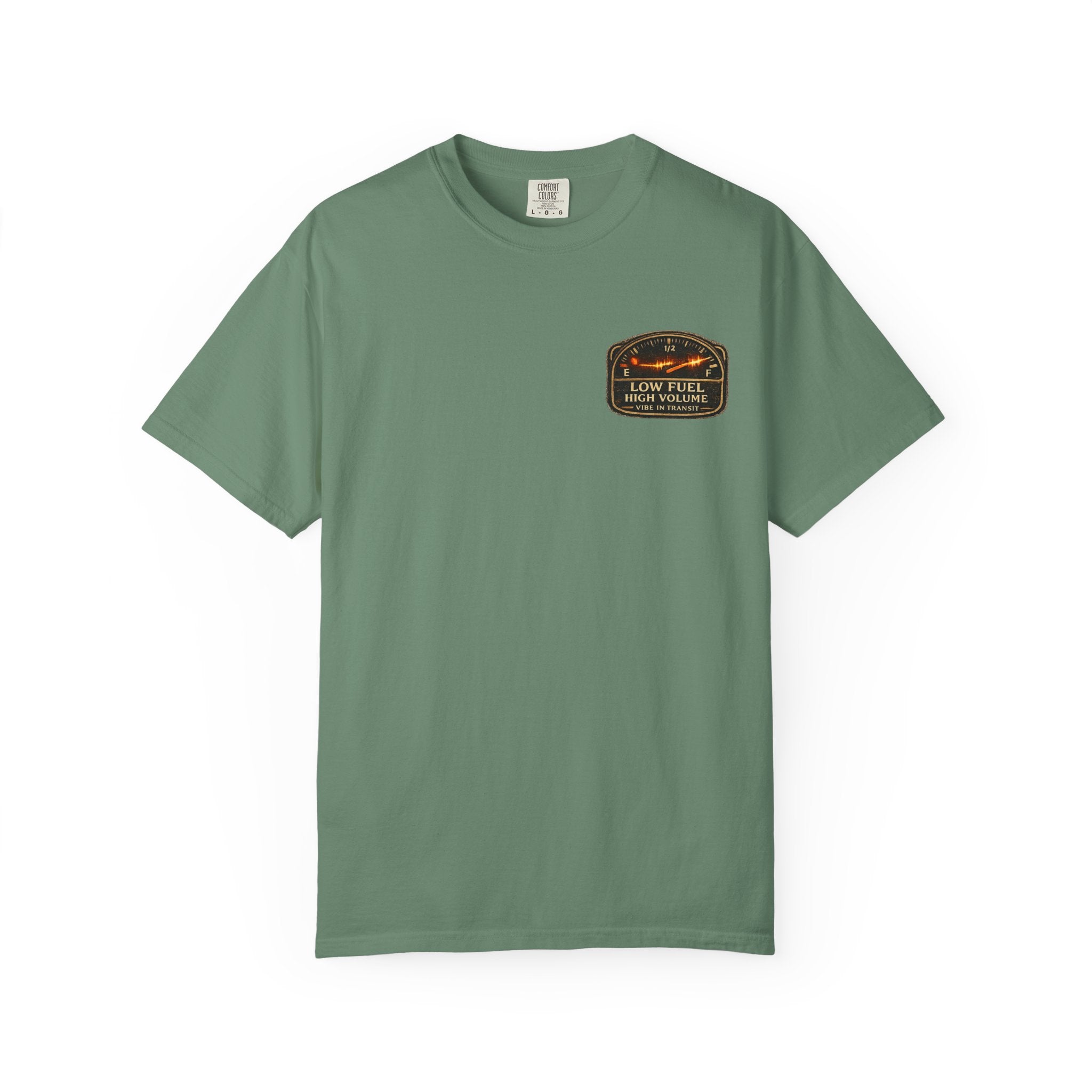 Low Fuel High Volume – Vintage Road Trip Music T-Shirt