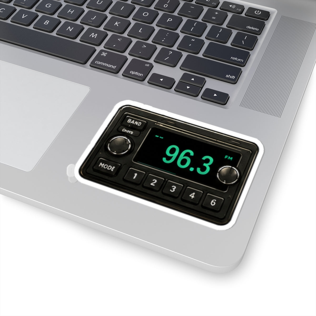 Vibe In Transit | 96.3 FM Radio Sticker | Retro Dashboard Music Sticker