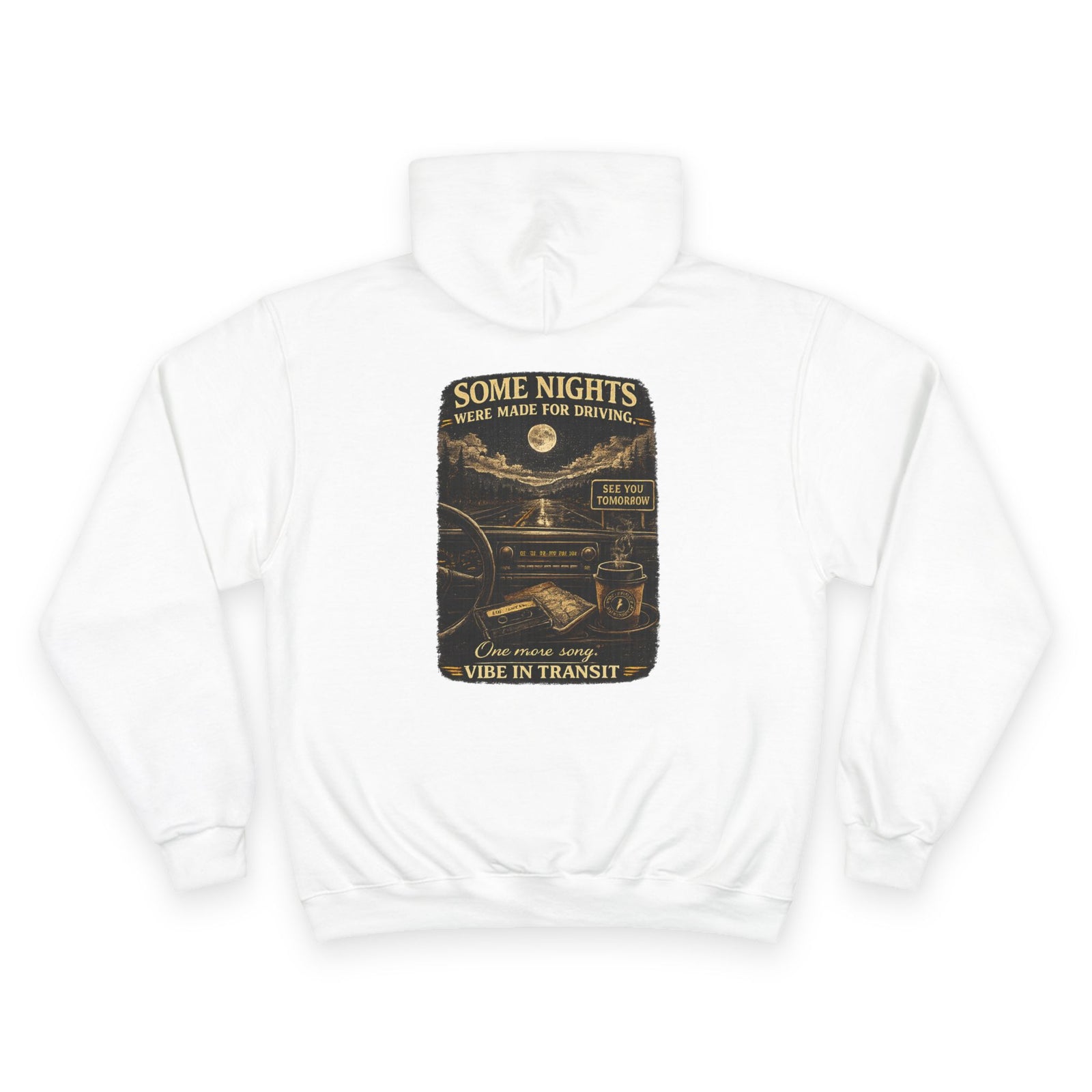 Night Shift Playlist – Vintage Late Night Drive Hoodie