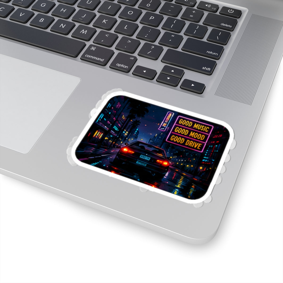 Vibe In Transit | Good Music Good Mood Good Drive Sticker | Night Drive Music Sticker